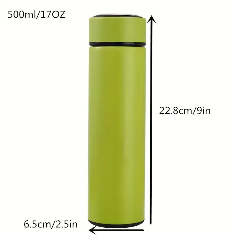 1pc Insulated Vacuum Tumbler - Durable Stainless Steel, Double-Wall Insulation, Keeps Drinks Hot or Cold for Hours, Portable and Compact, Perfect for Hot and Cold Beverages - Ideal for Business or Daily Use, Advanced Thermocooler Technology