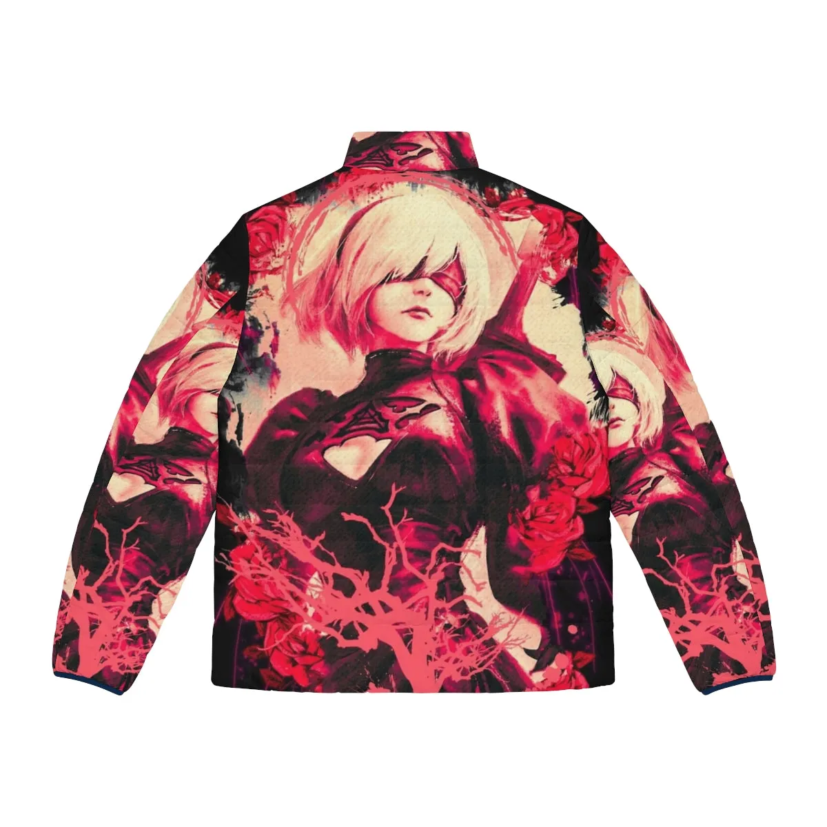 2B Nier Automata Roses Girl V2 Puffer Jacket