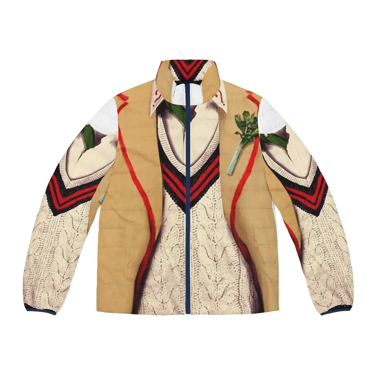 5th Doctor Who Peter Davison Puffer Jacket | Sci-Fi Fan Merchandise