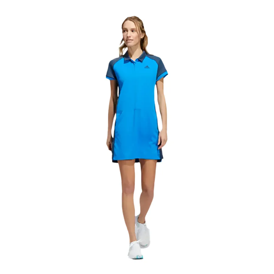 Adidas Ladies Colorblock Dress - Blue