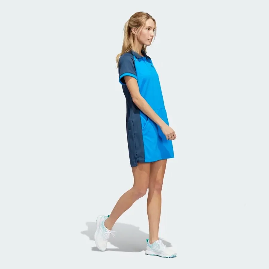 Adidas Ladies Colorblock Dress - Blue