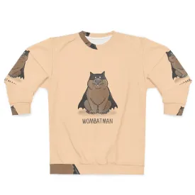 Adorable Wombat Superhero Sweatshirt for Animal Lovers