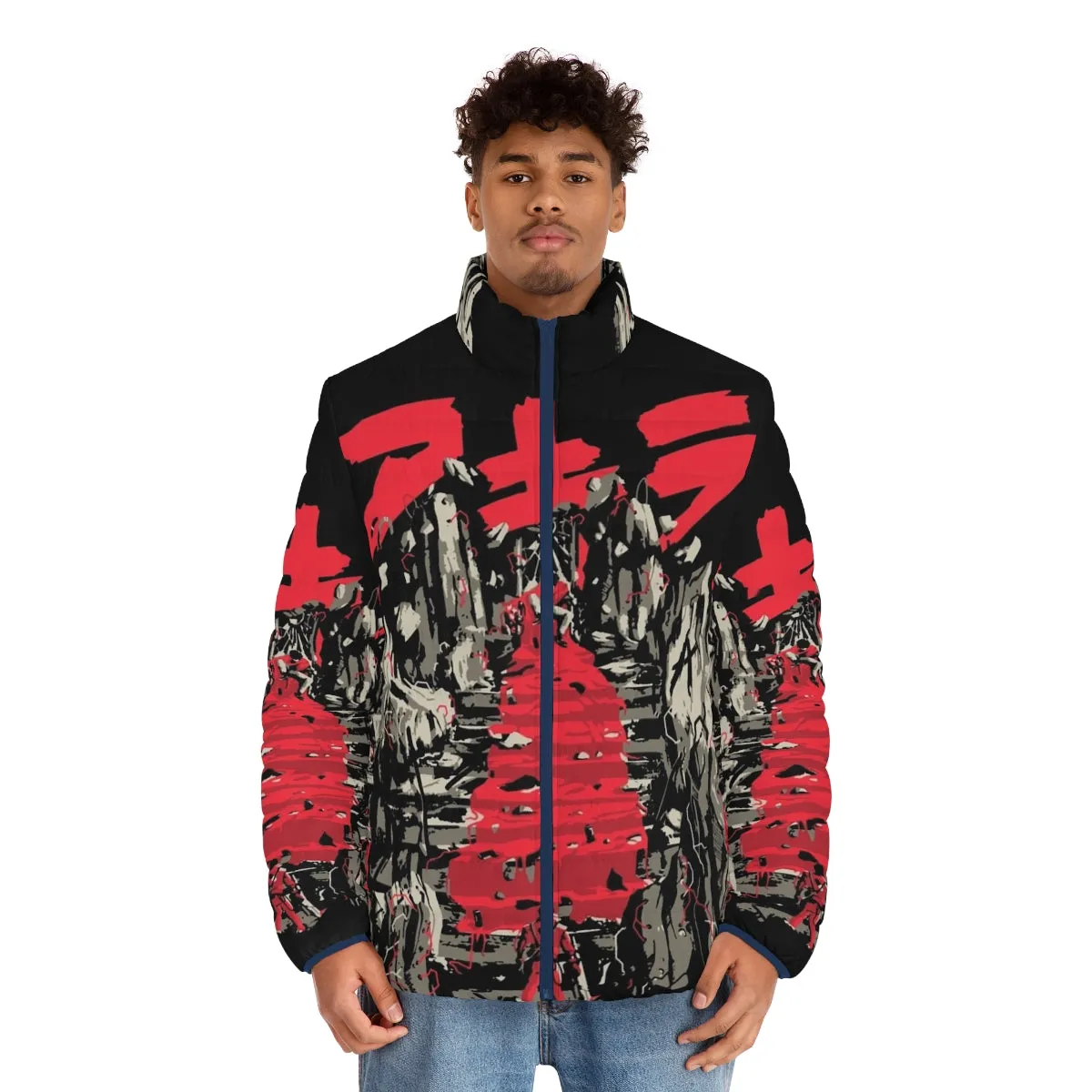 Akira Retro Vintage Puffer Jacket - Anime Inspired Outerwear