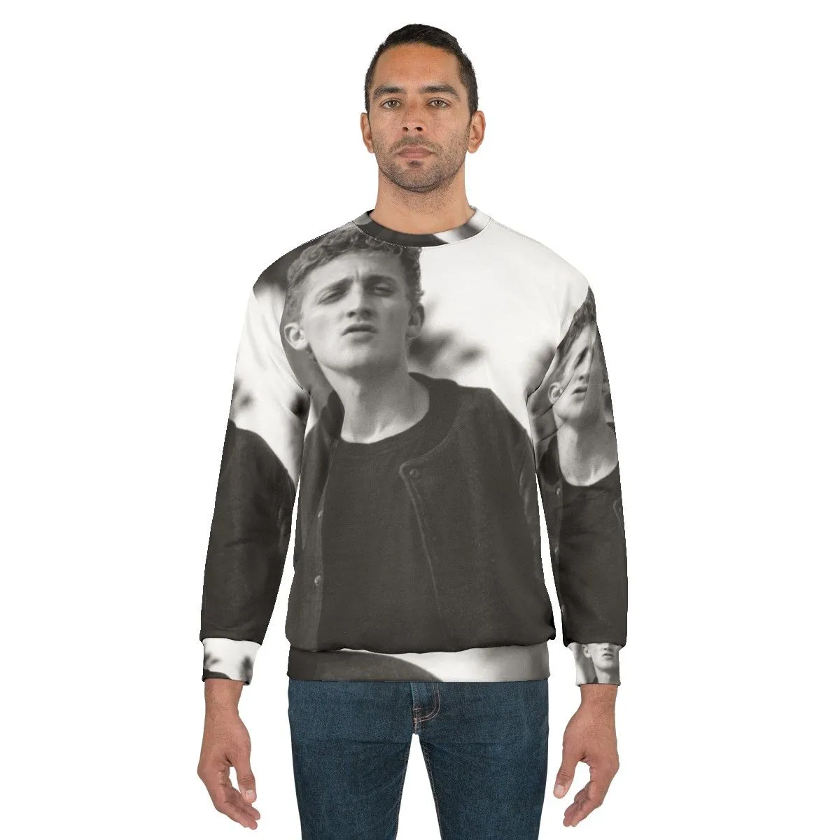 Alex Black and White Movie Star Sweatshirt