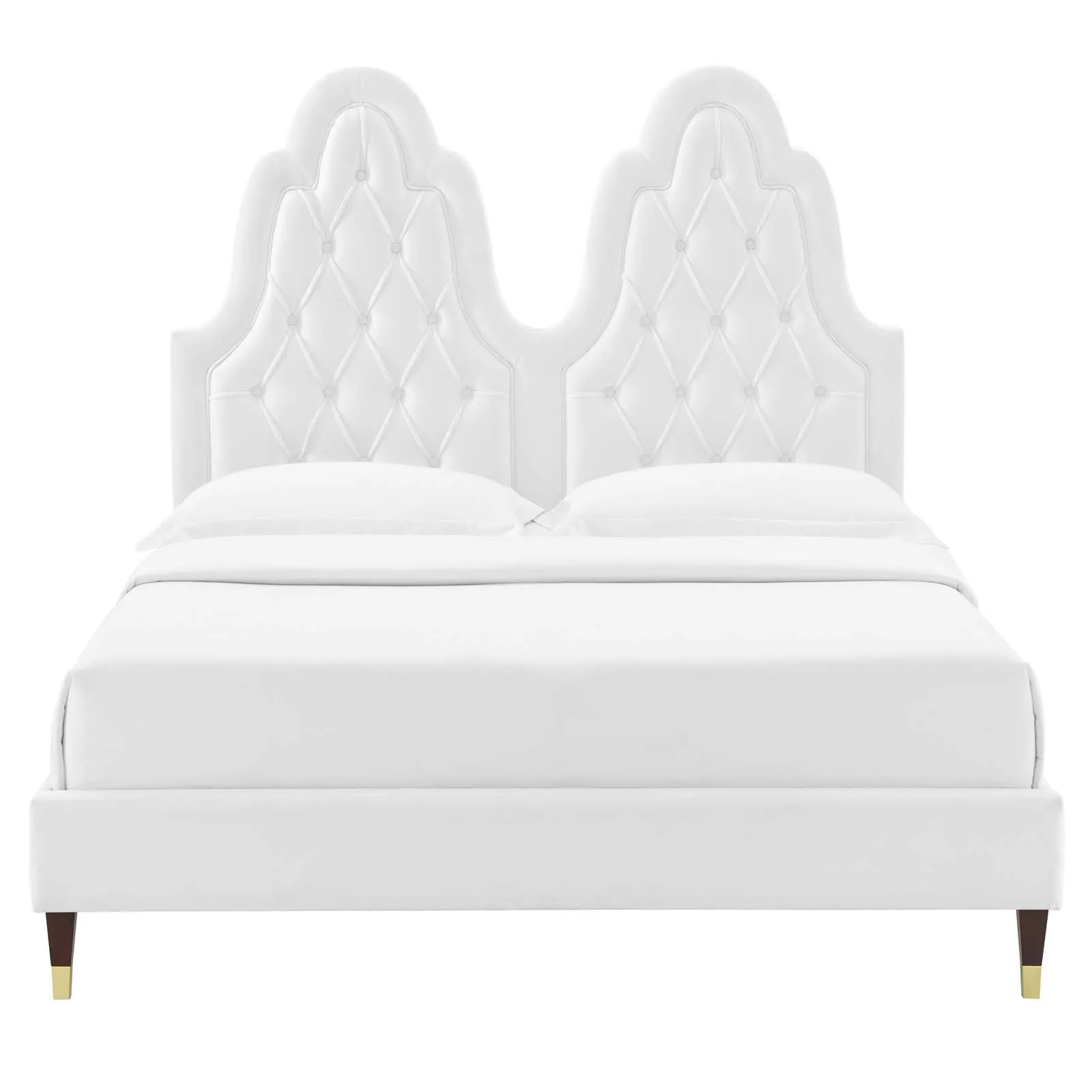 Alexandria  Tufted Performance Velvet Platform Bed