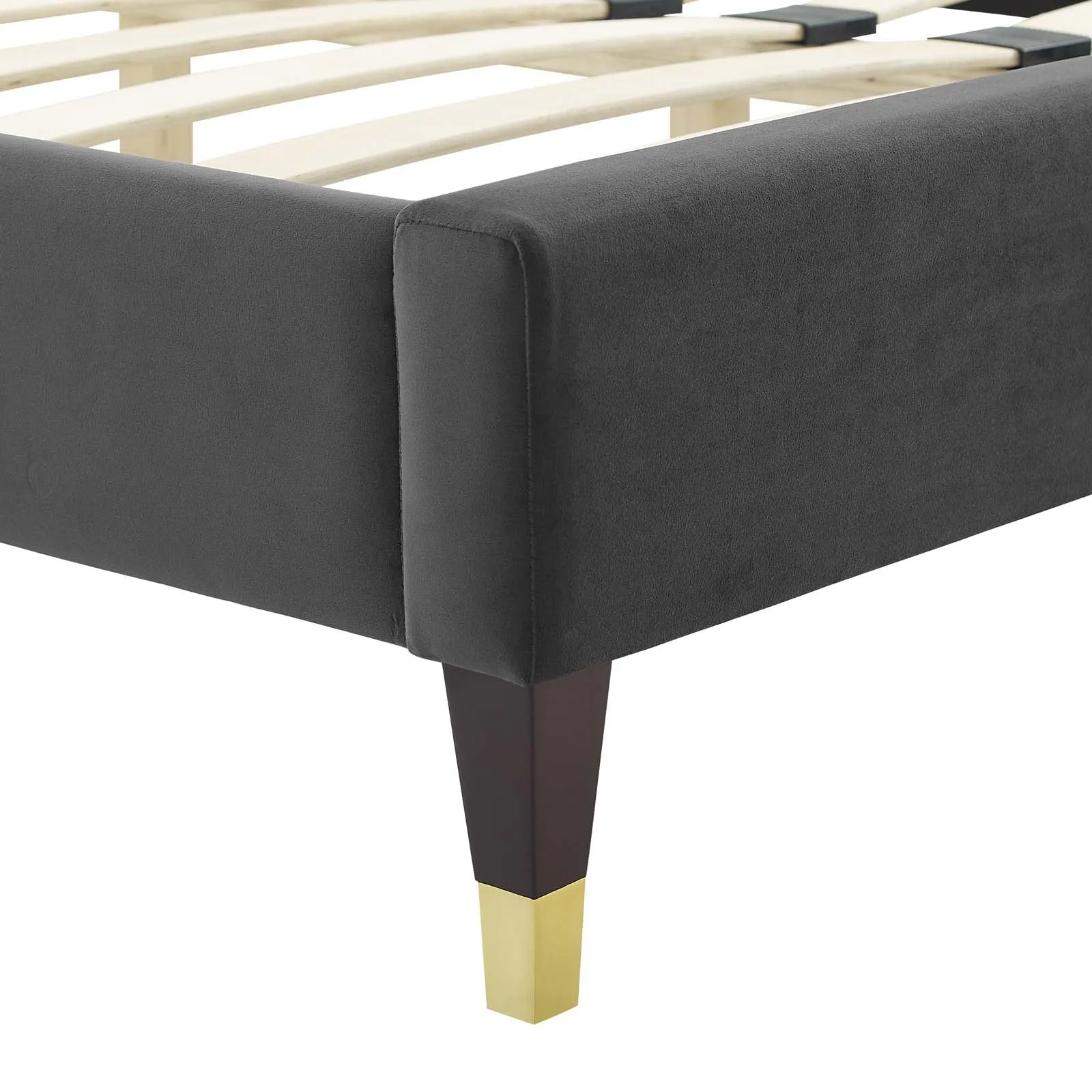 Alexandria  Tufted Performance Velvet Platform Bed