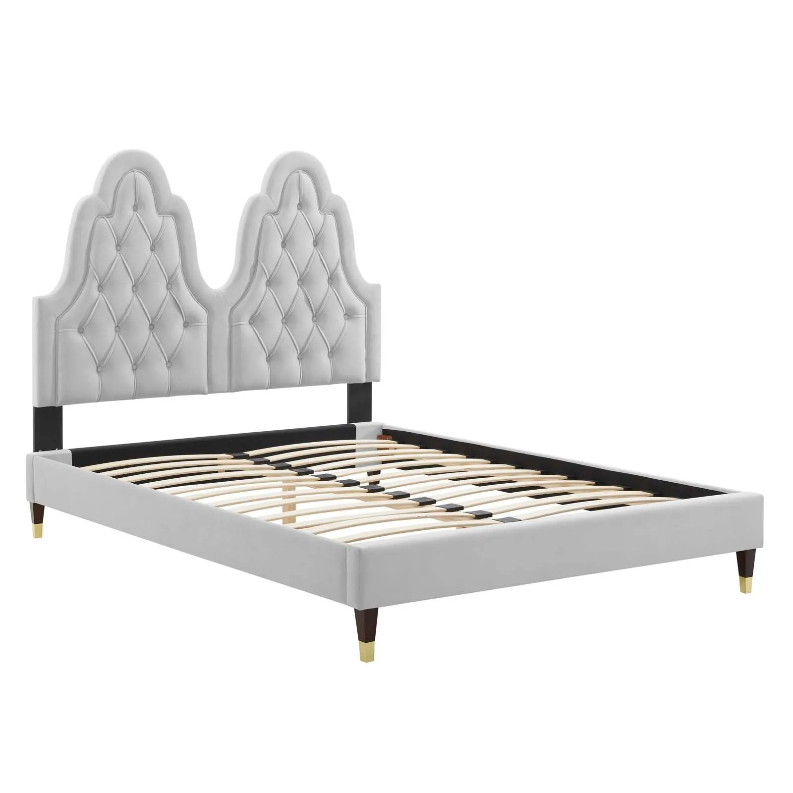 Alexandria  Tufted Performance Velvet Platform Bed