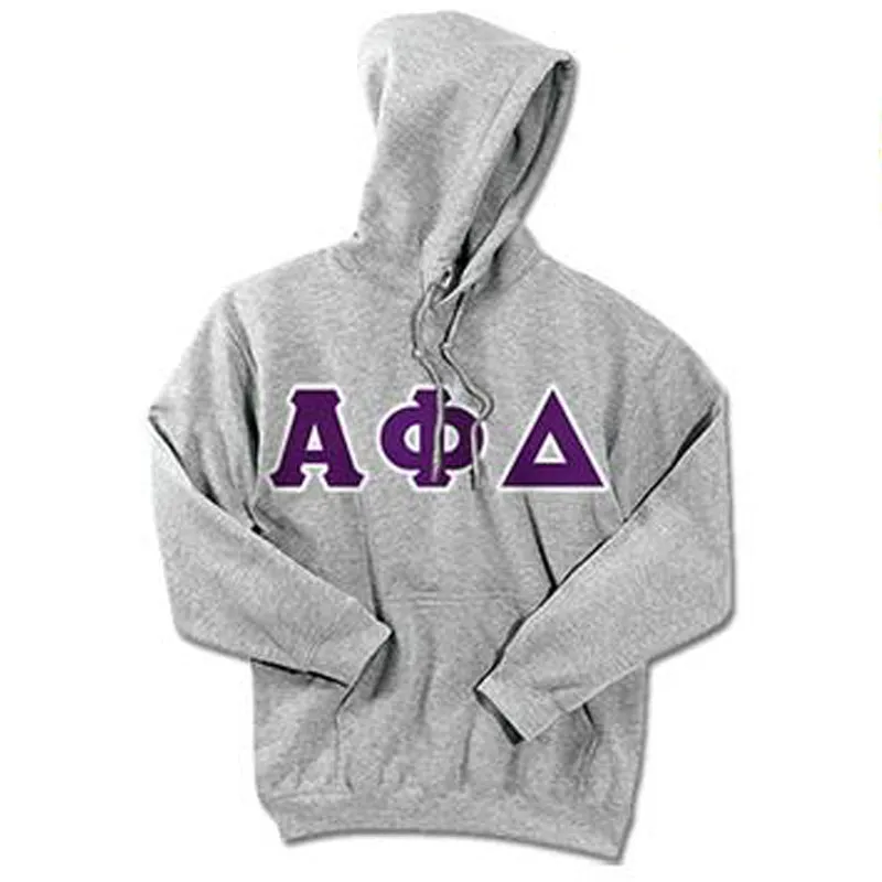 Alpha Phi Delta Standards Hooded Sweatshirt - G185 - TWILL