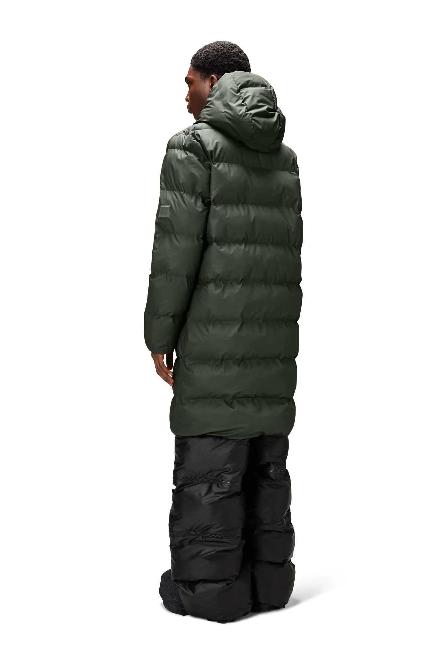 Alta Longer Puffer Jacket - Green