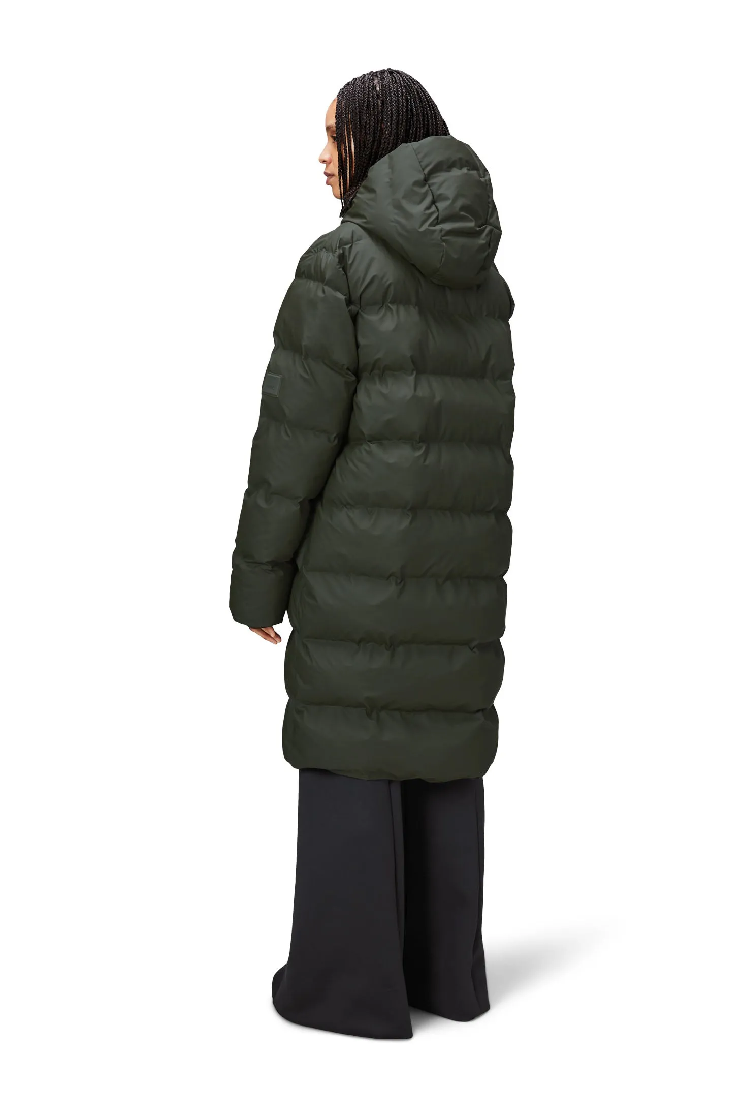 Alta Longer Puffer Jacket - Green