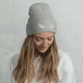 Angel Wings Design Beanie Cozy, Stylish, and Unique, lioness-love