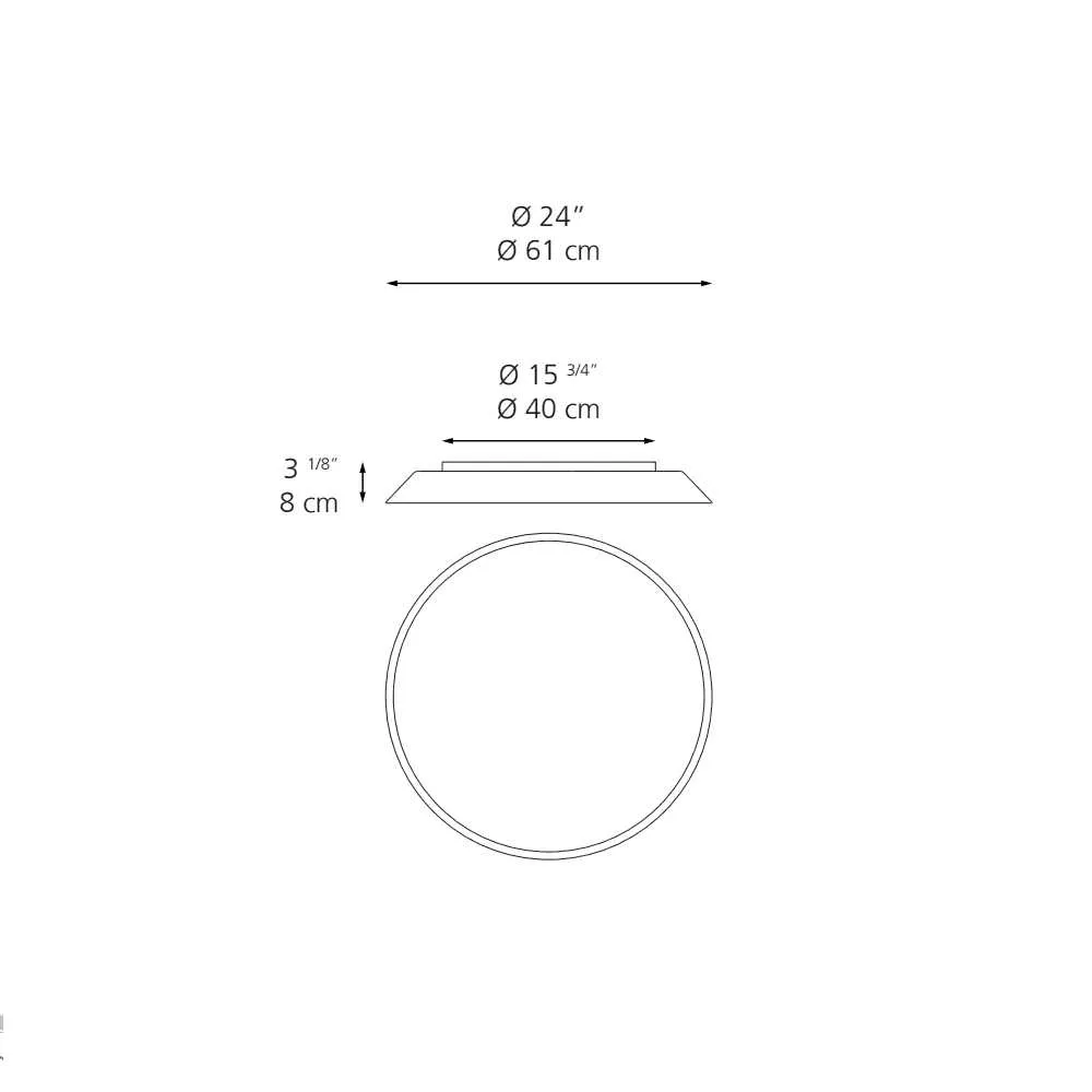 Artemide Febe wall/ceiling lamp LED 3000K