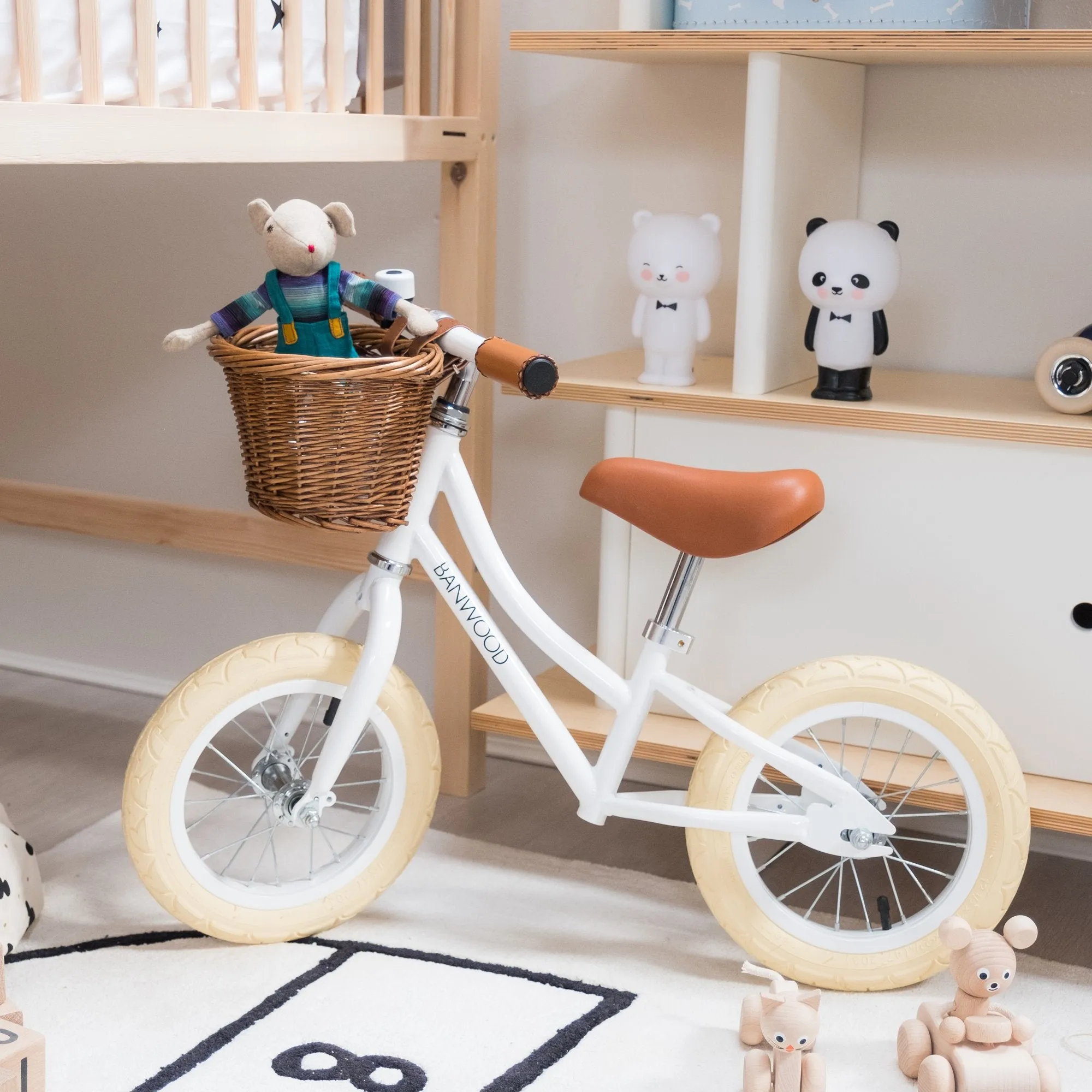 Banwood 'First Go!' Balance Bike - White