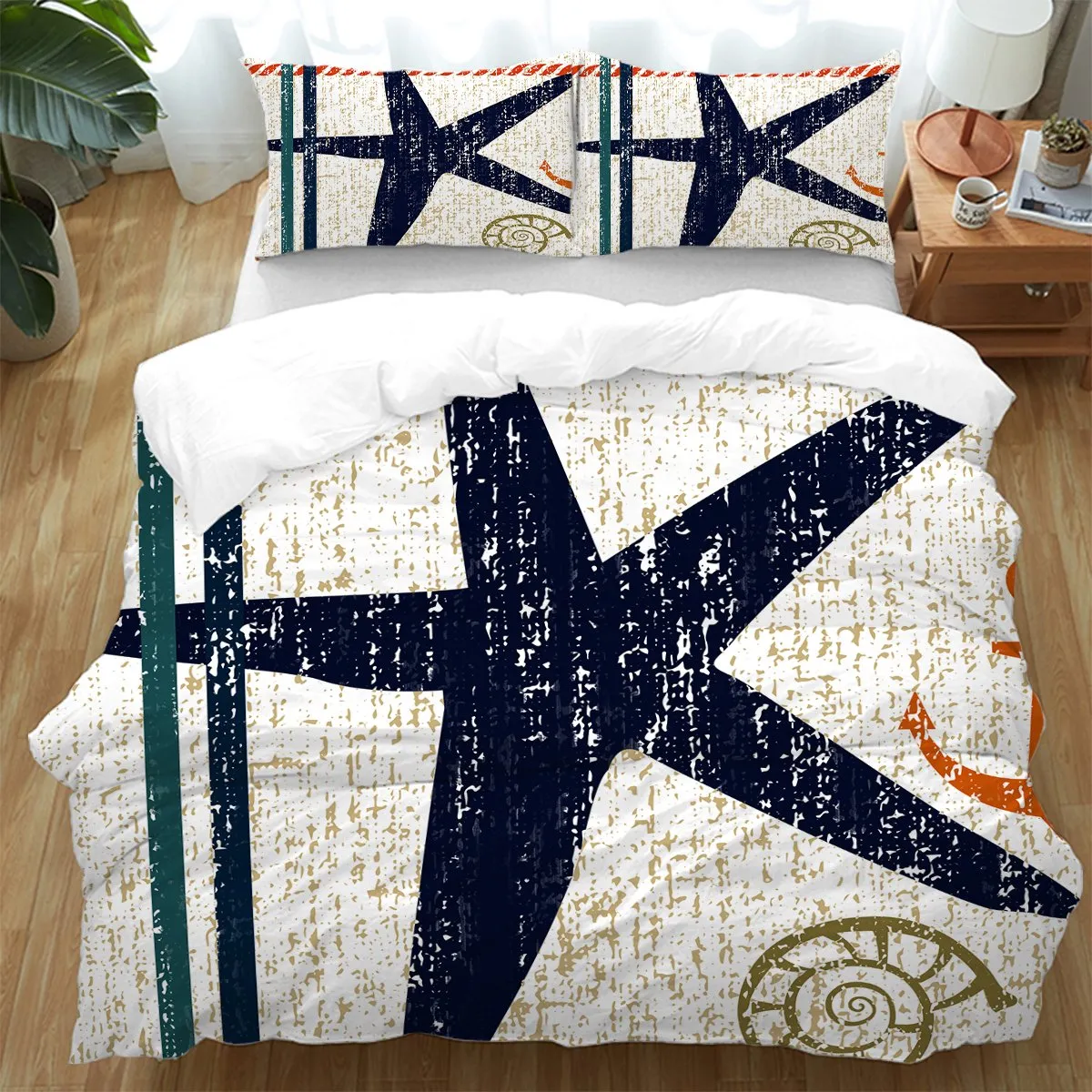 Beachy Starfish Doona Cover Set