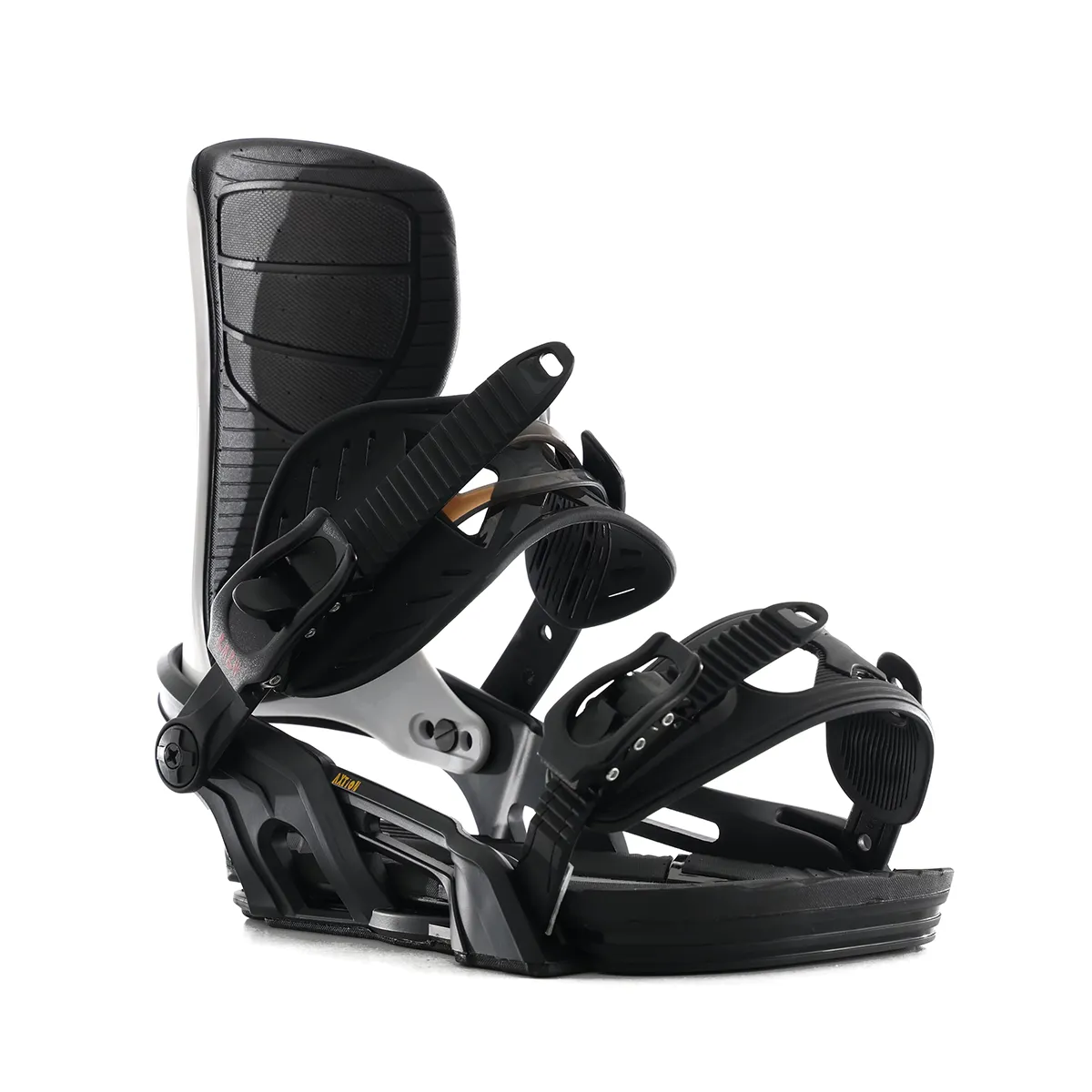 Bent Metal 2025 Axtion Snowboard Bindings - Black / White