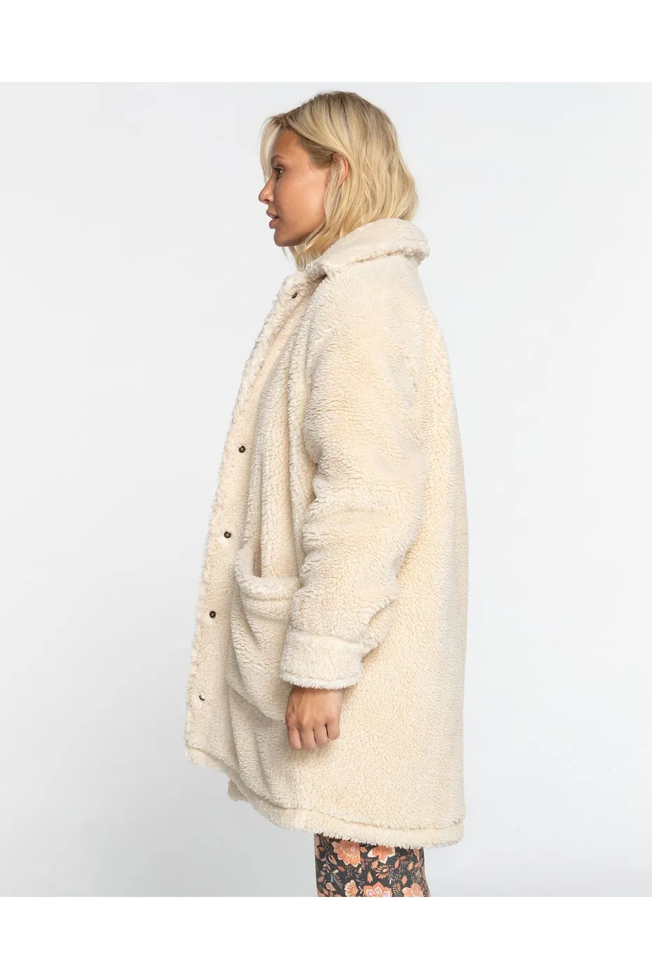 Billabong Night Ride Coat Antique White