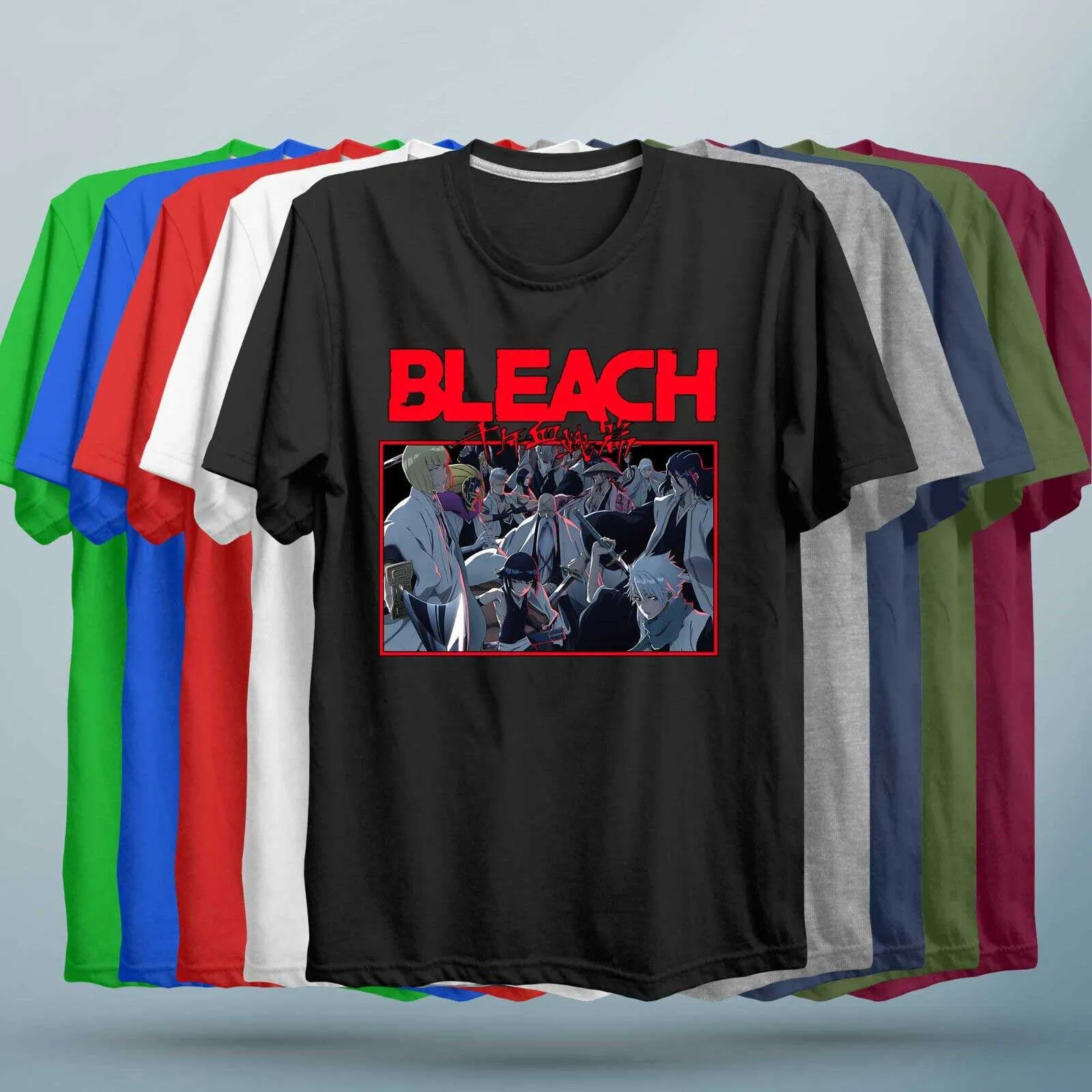 Bleach T Shirt Gotei 13 Anime Shirt