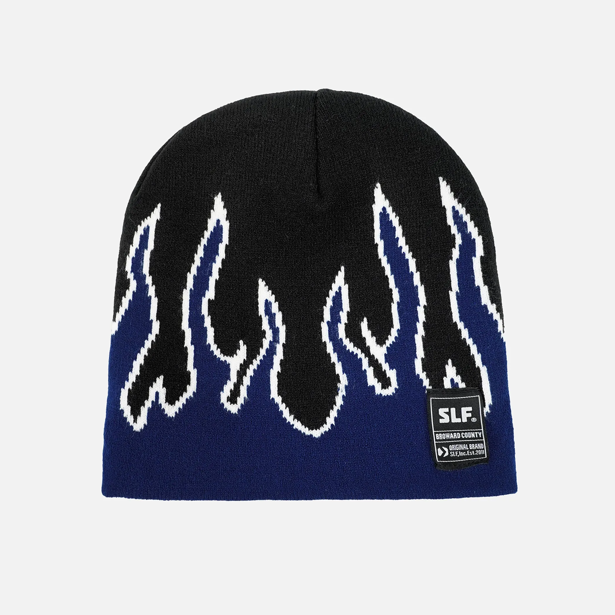 Blue Fire Beanie