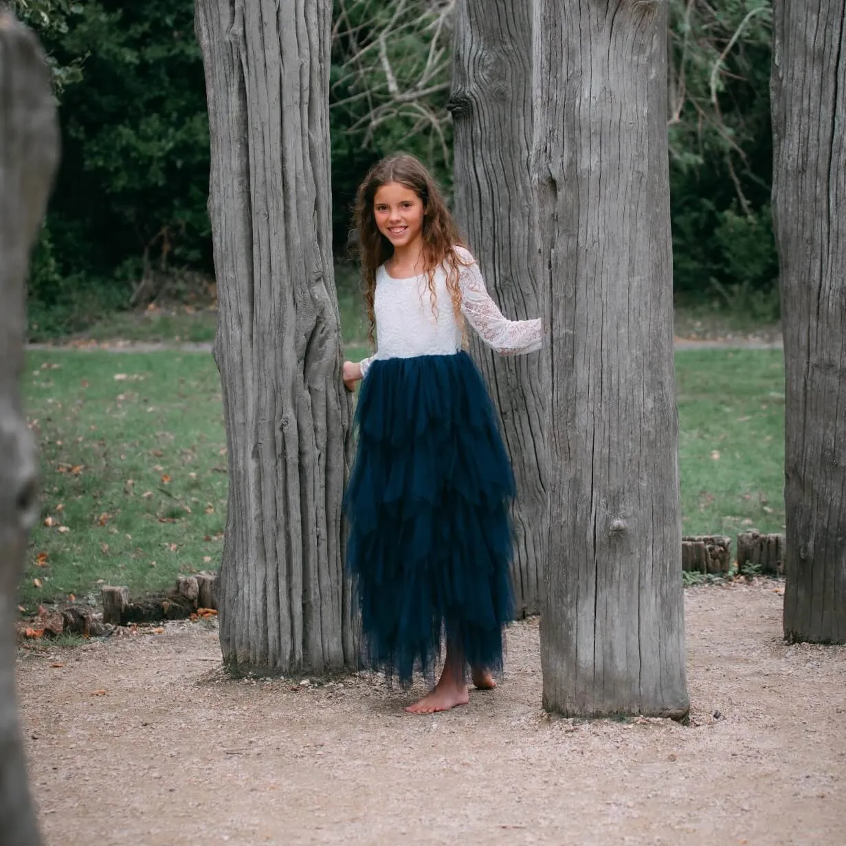 Bohemian Spirit Dress - Navy Blue