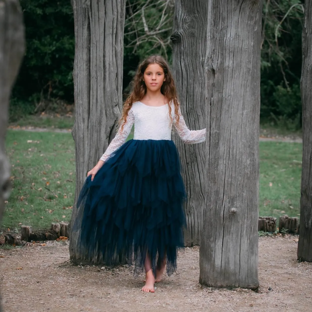 Bohemian Spirit Dress - Navy Blue