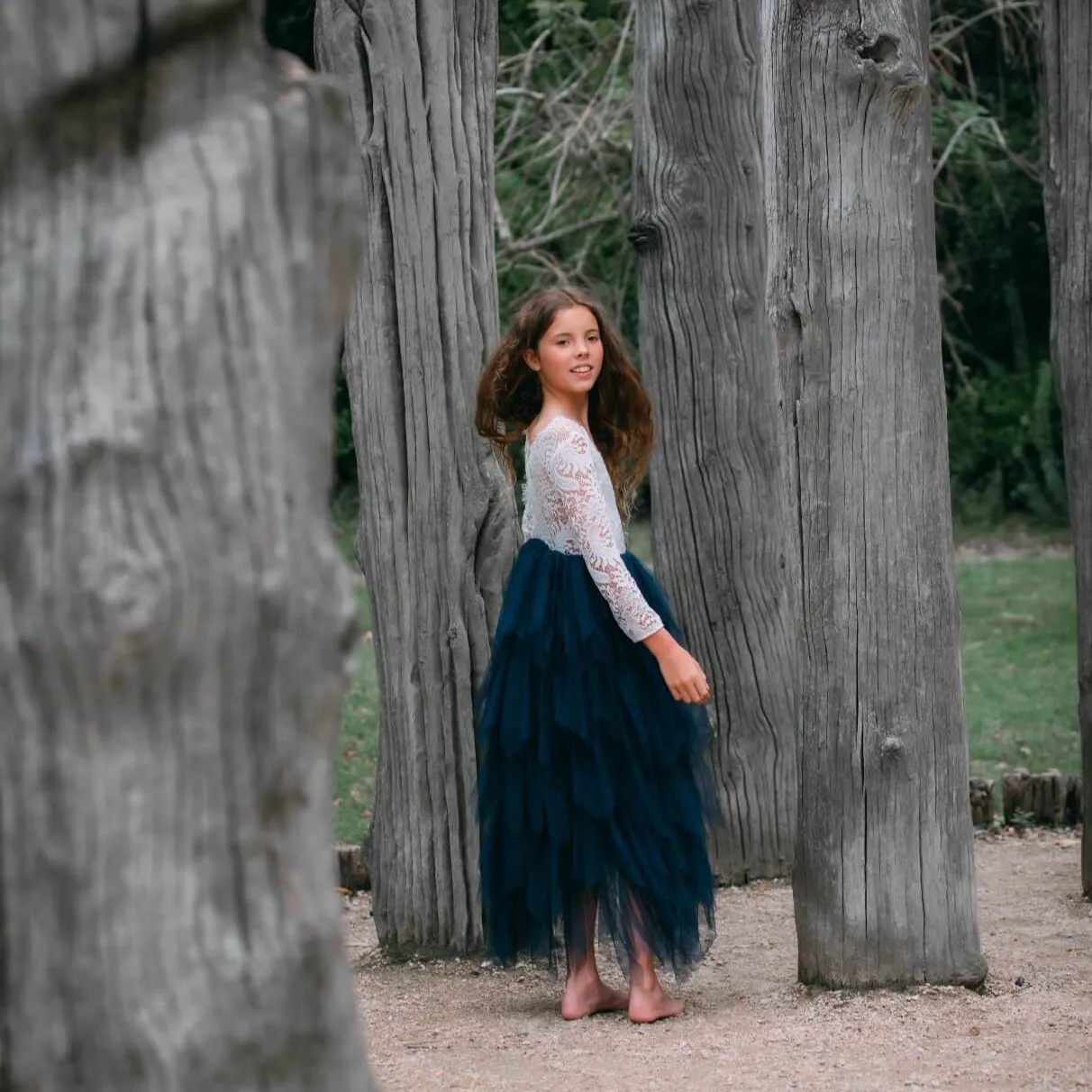 Bohemian Spirit Dress - Navy Blue