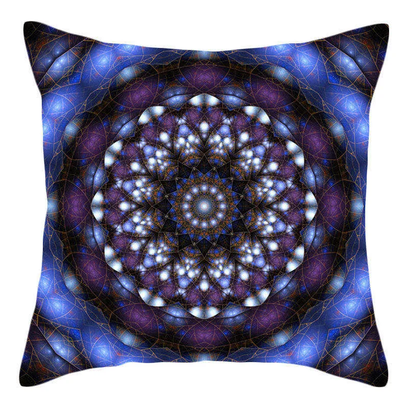 Boho Throw Pillow Stramonium Geometric Cushion Cover