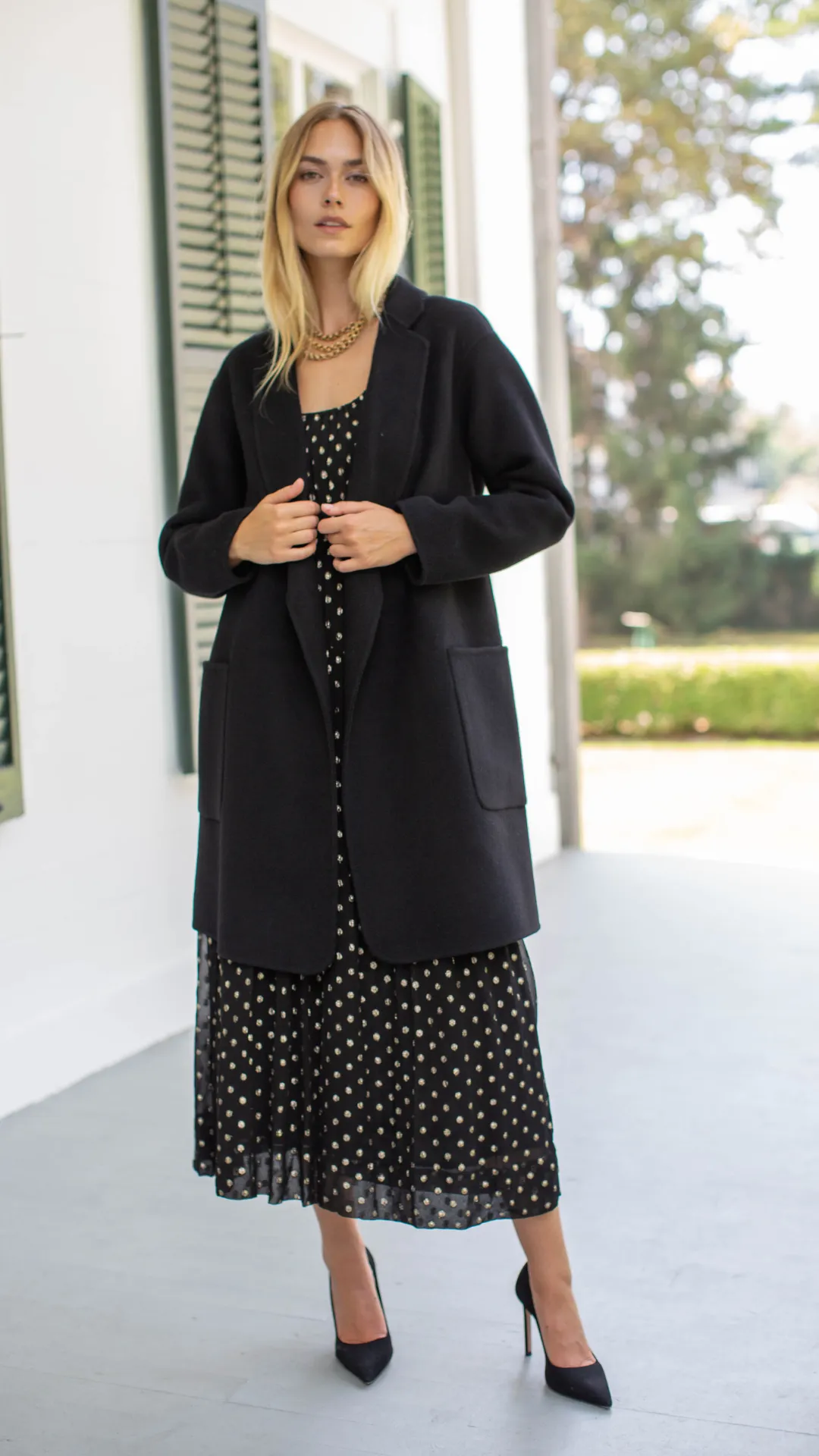 Bryn Wool Coat - Black