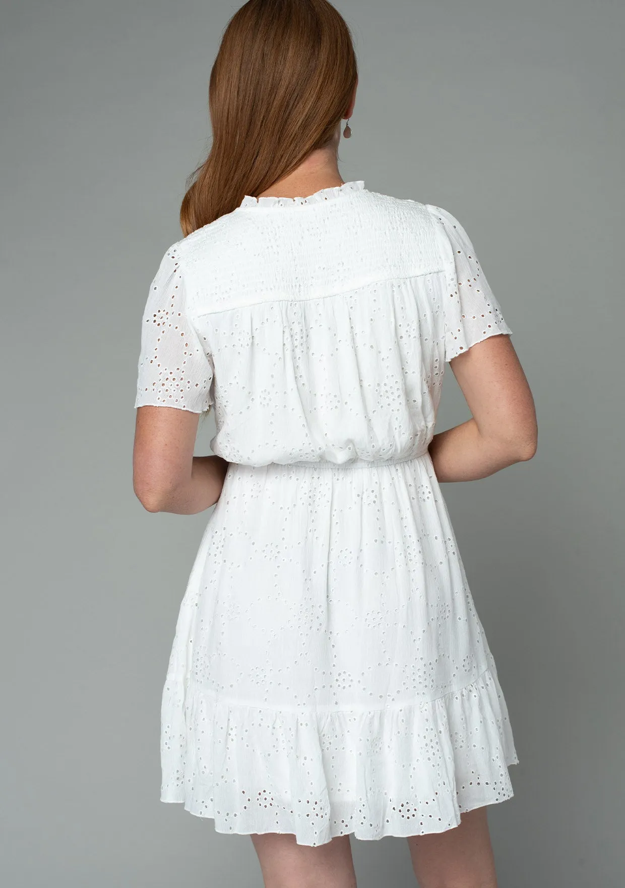 Brynn Eyelet Mini Dress