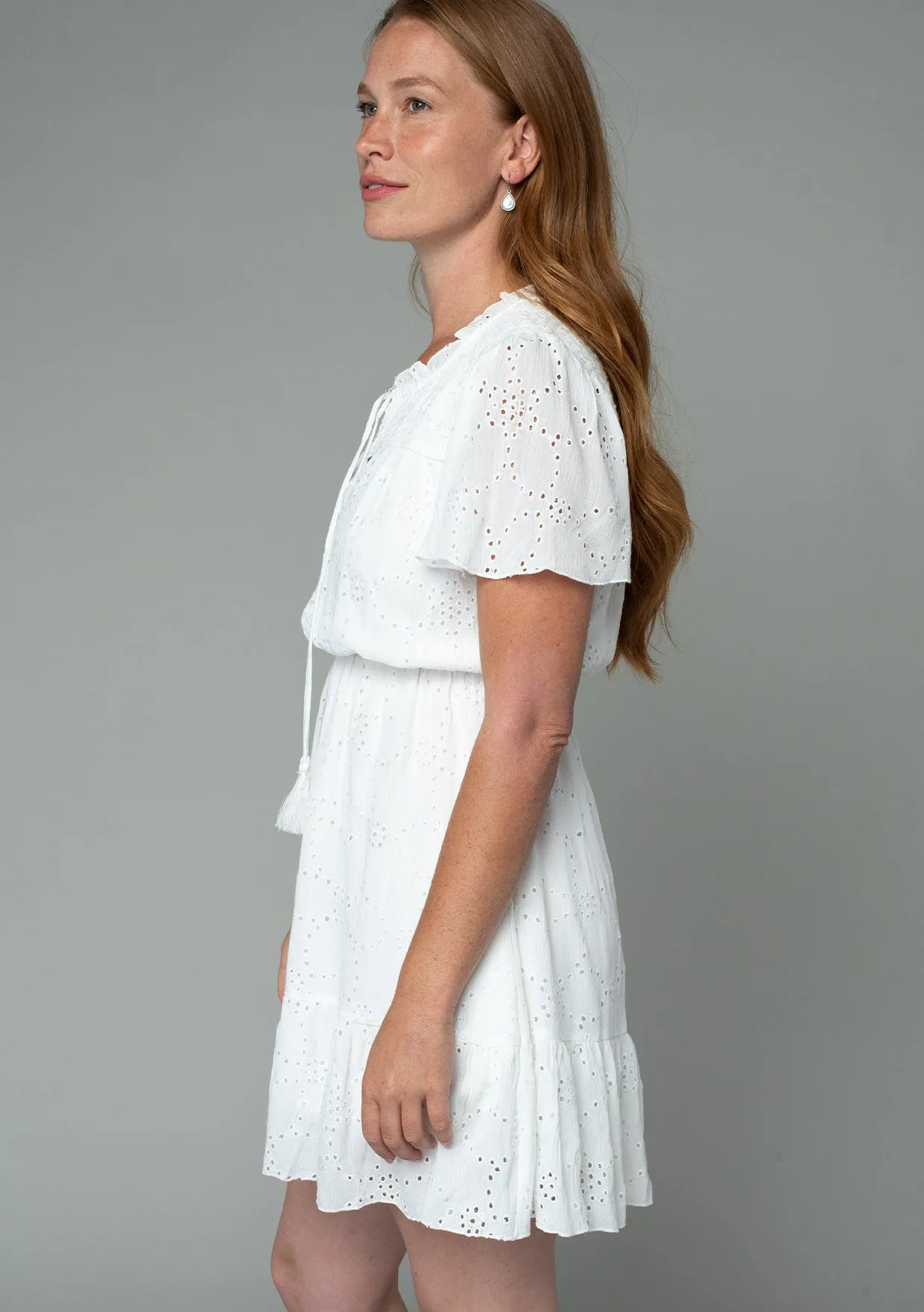 Brynn Eyelet Mini Dress