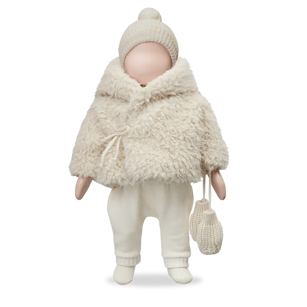 Buba Teddy Fleece Hooded Baby Jacket