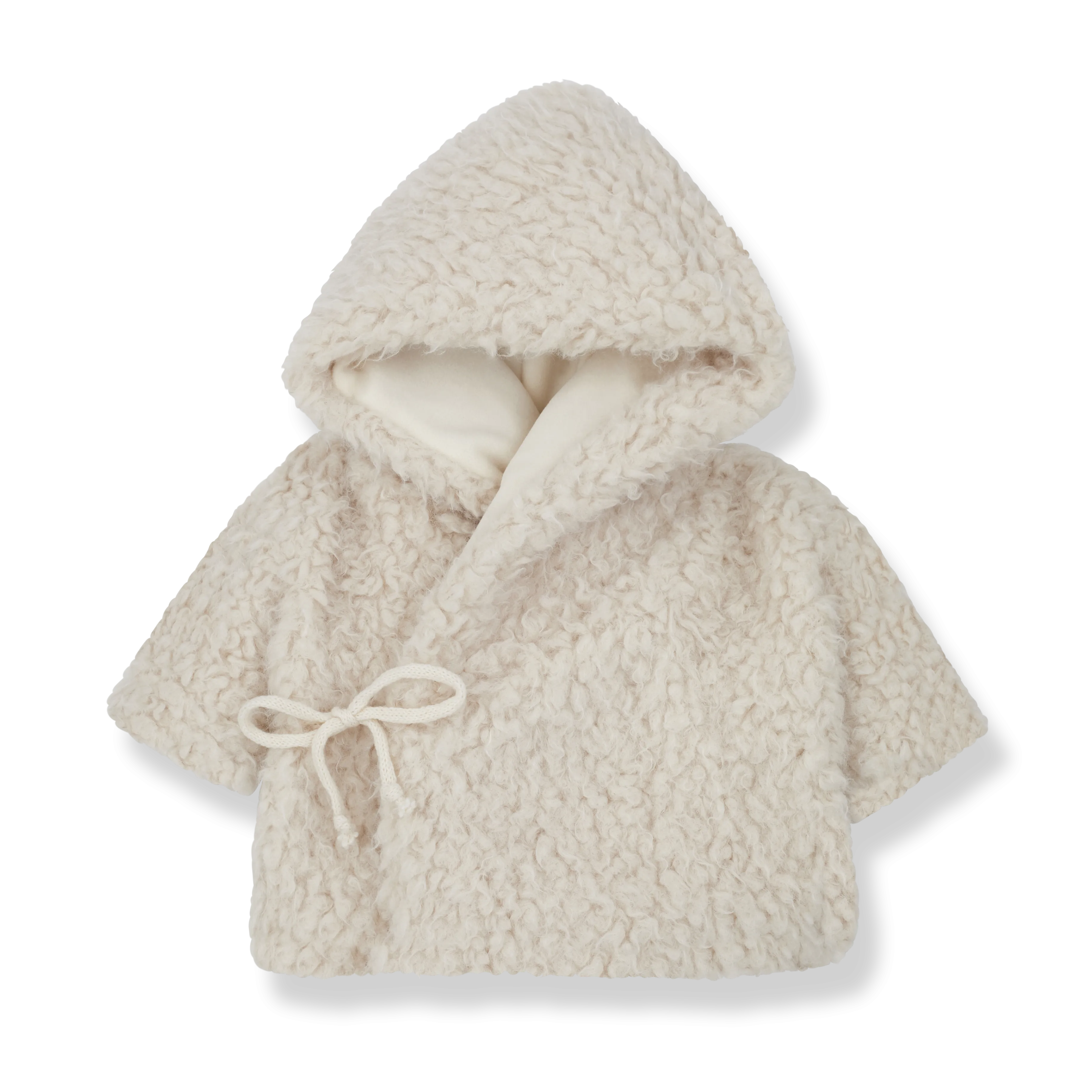 Buba Teddy Fleece Hooded Baby Jacket