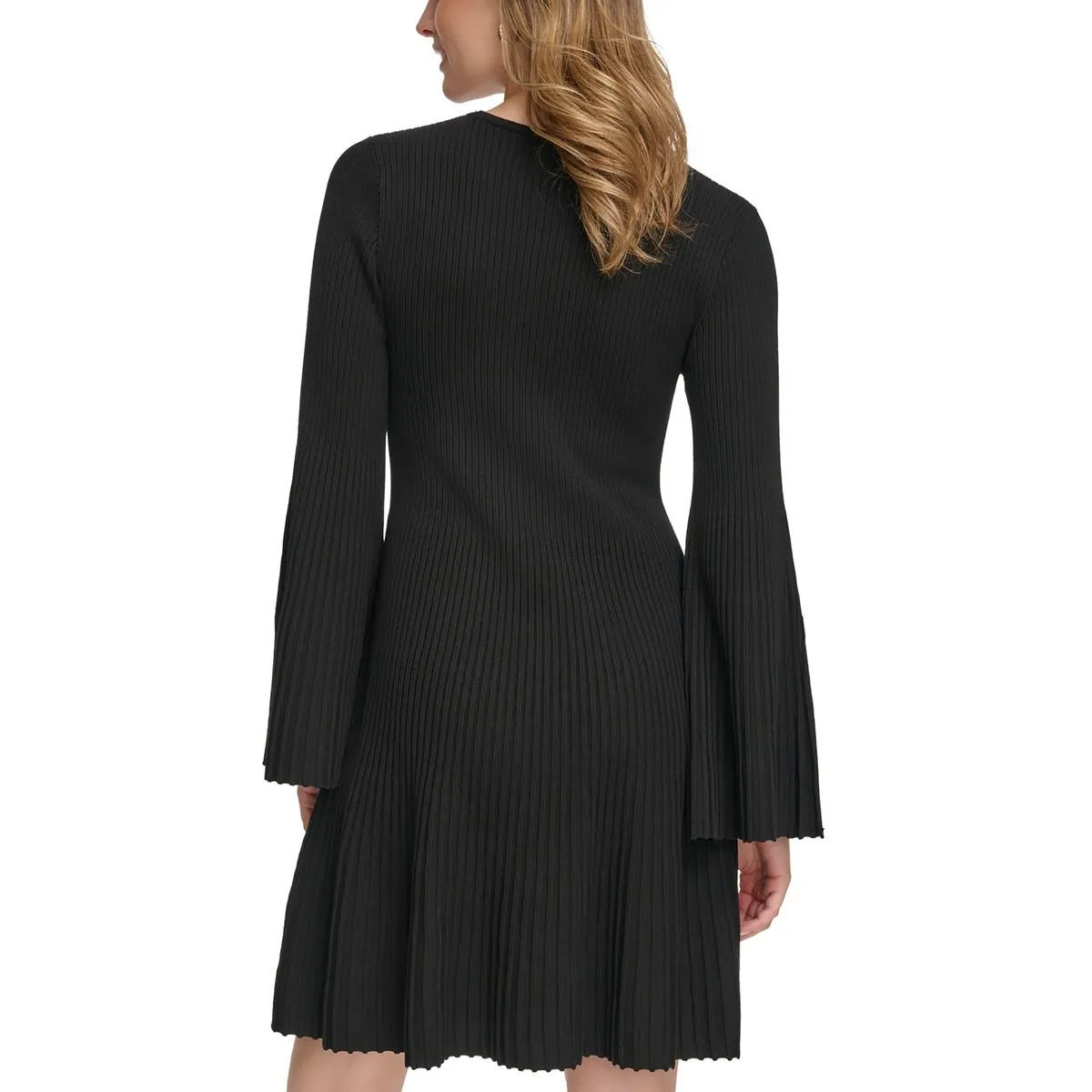 Calvin Klein Womens Sweater Fit & Flare Sweaterdress