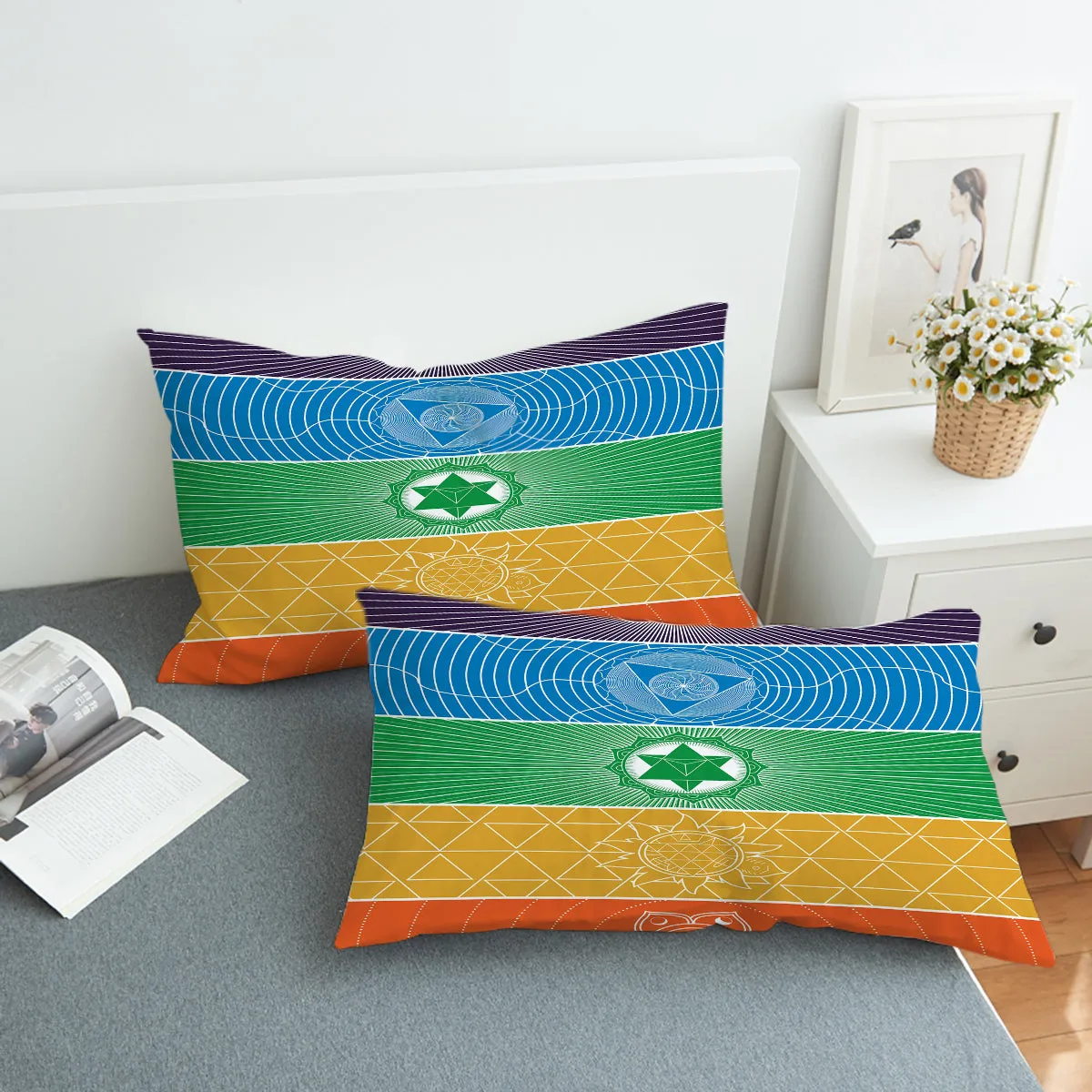 Chakra Yoga Bedding Set