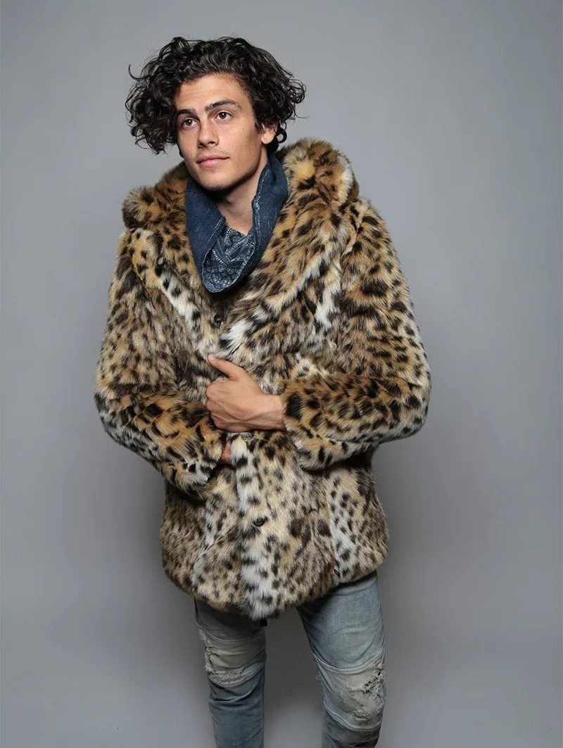 Cheetah Classic Faux Fur Coat | Men's