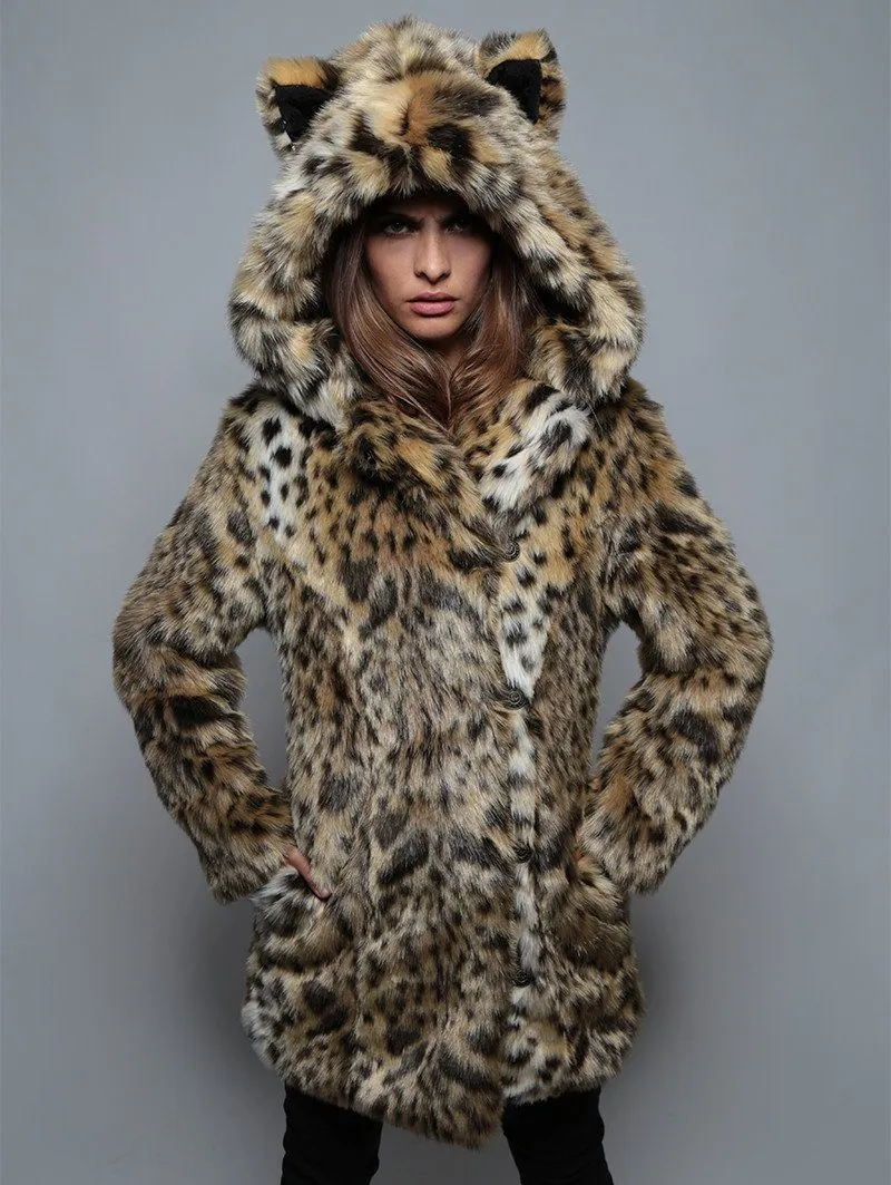 Cheetah Classic Faux Fur Coat | Women's