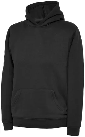 Childrens Classic Hooded Sweatshirt | Black