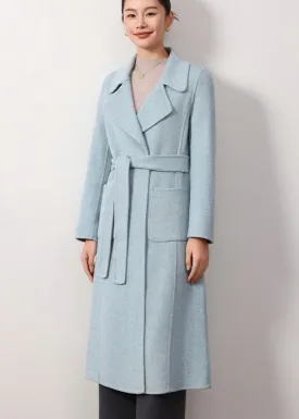 Clarissa Belted Double Face Wool Coat