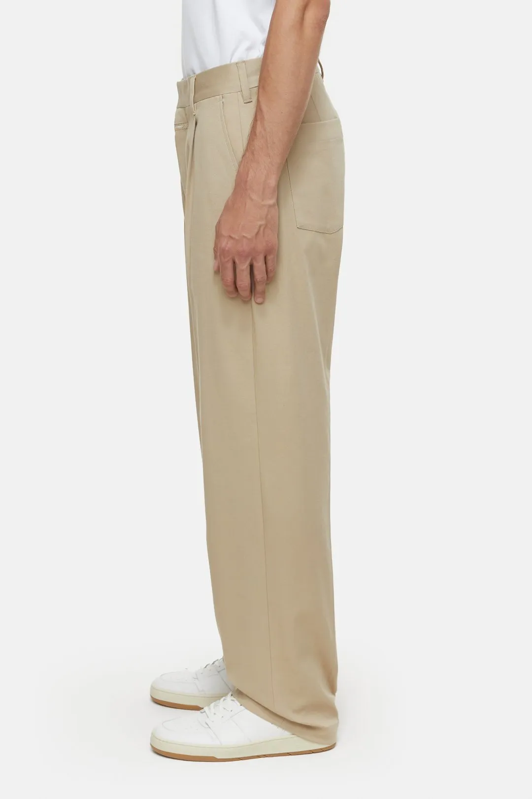 CLOSED MENS PANTS BLOMBERG WIDE- URBAN BEIGE