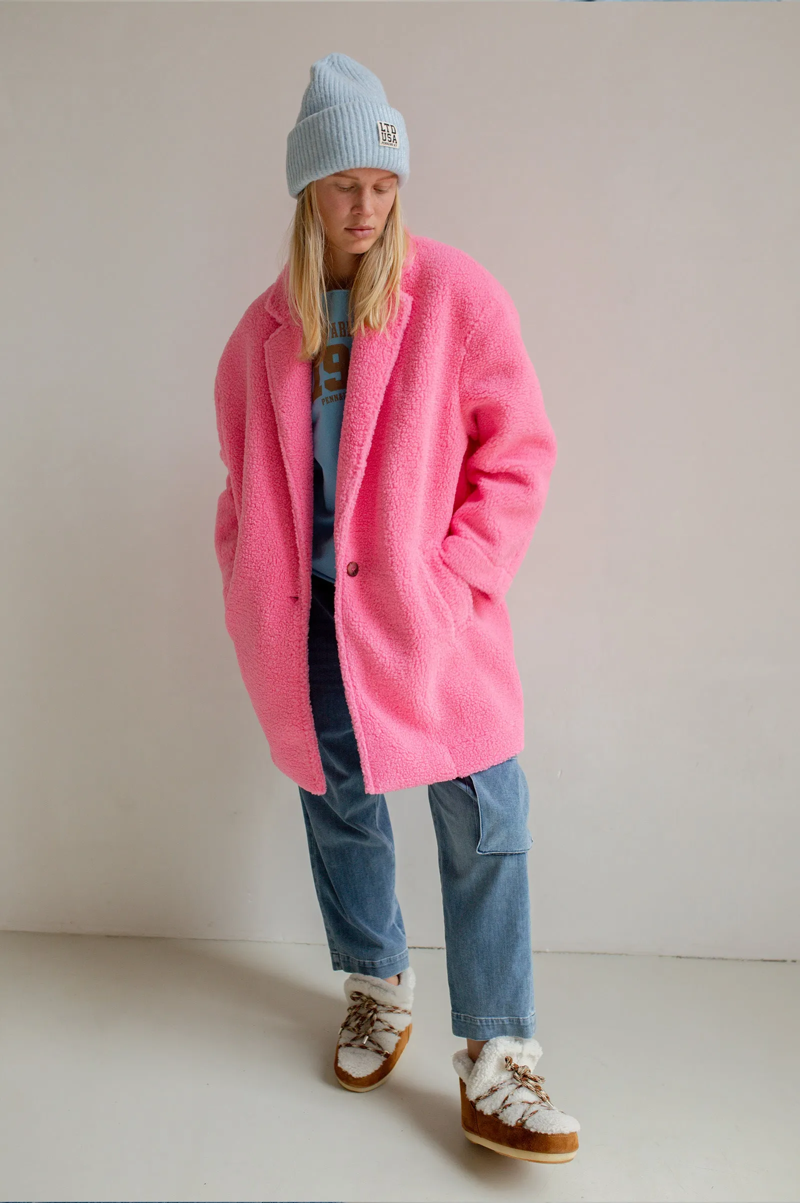 COAT (W24C211LTD) PINK