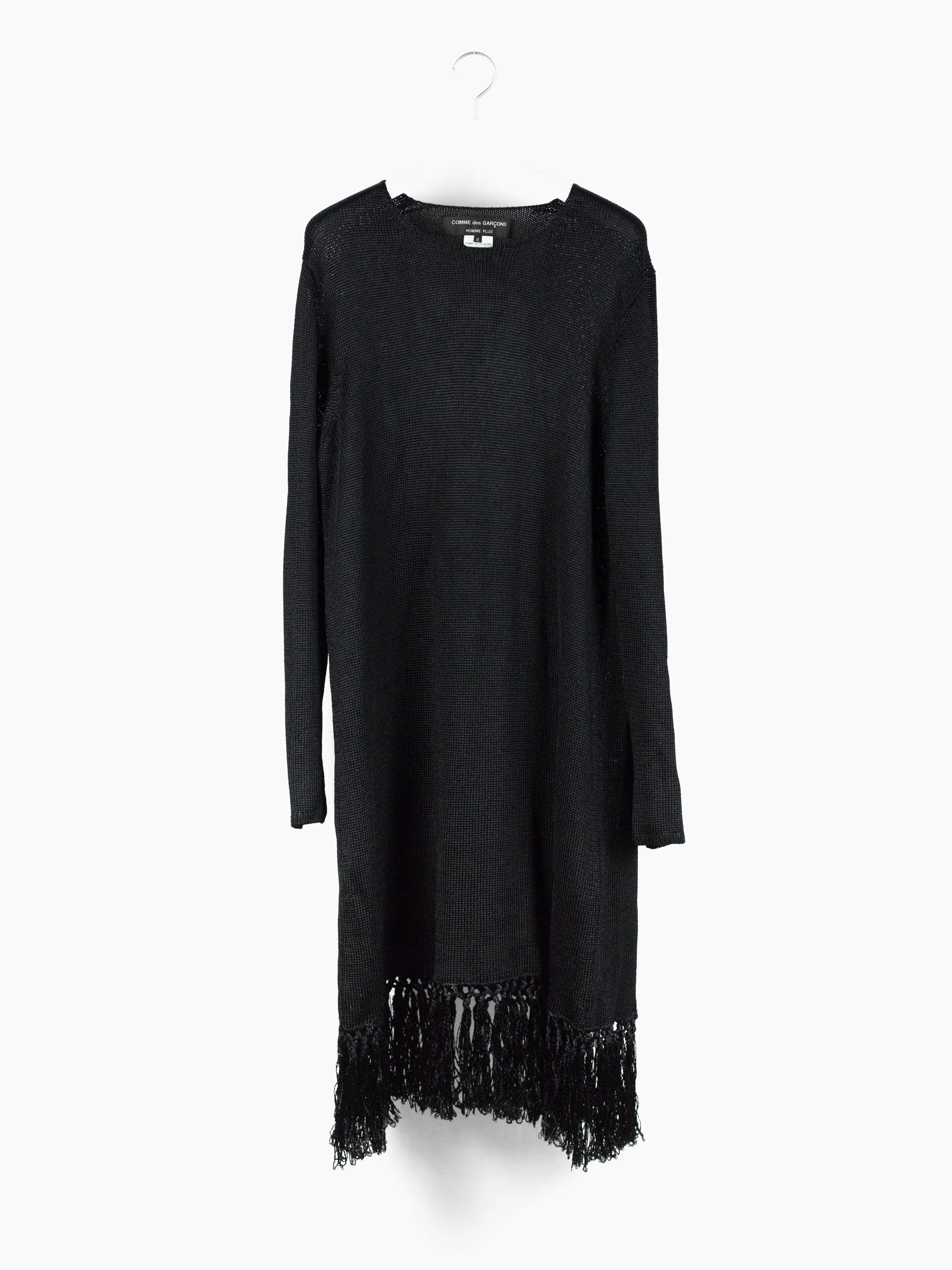 Comme des Garçons Homme Plus AW19 Knit Rayon Fringe Tunic