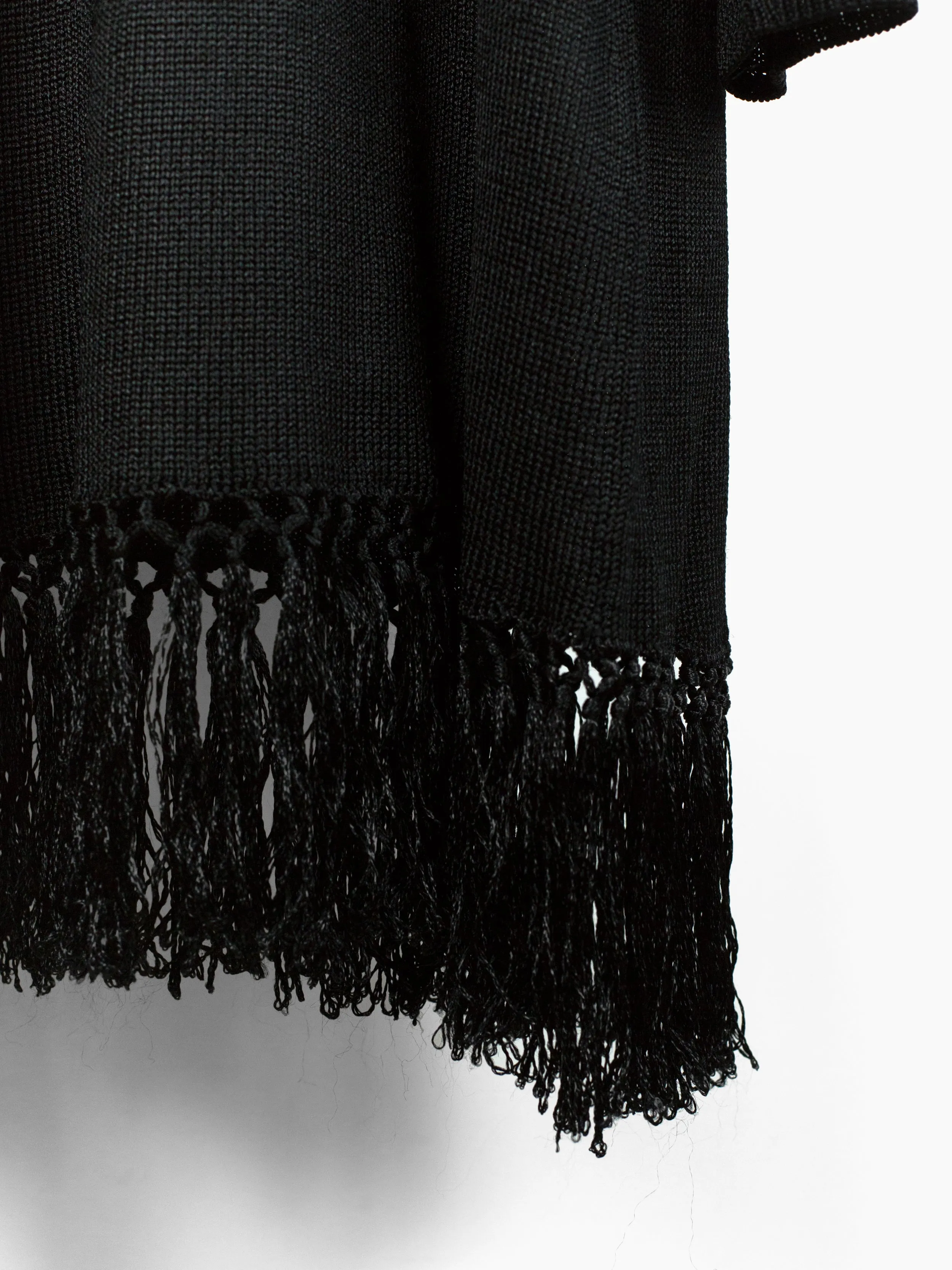 Comme des Garçons Homme Plus AW19 Knit Rayon Fringe Tunic