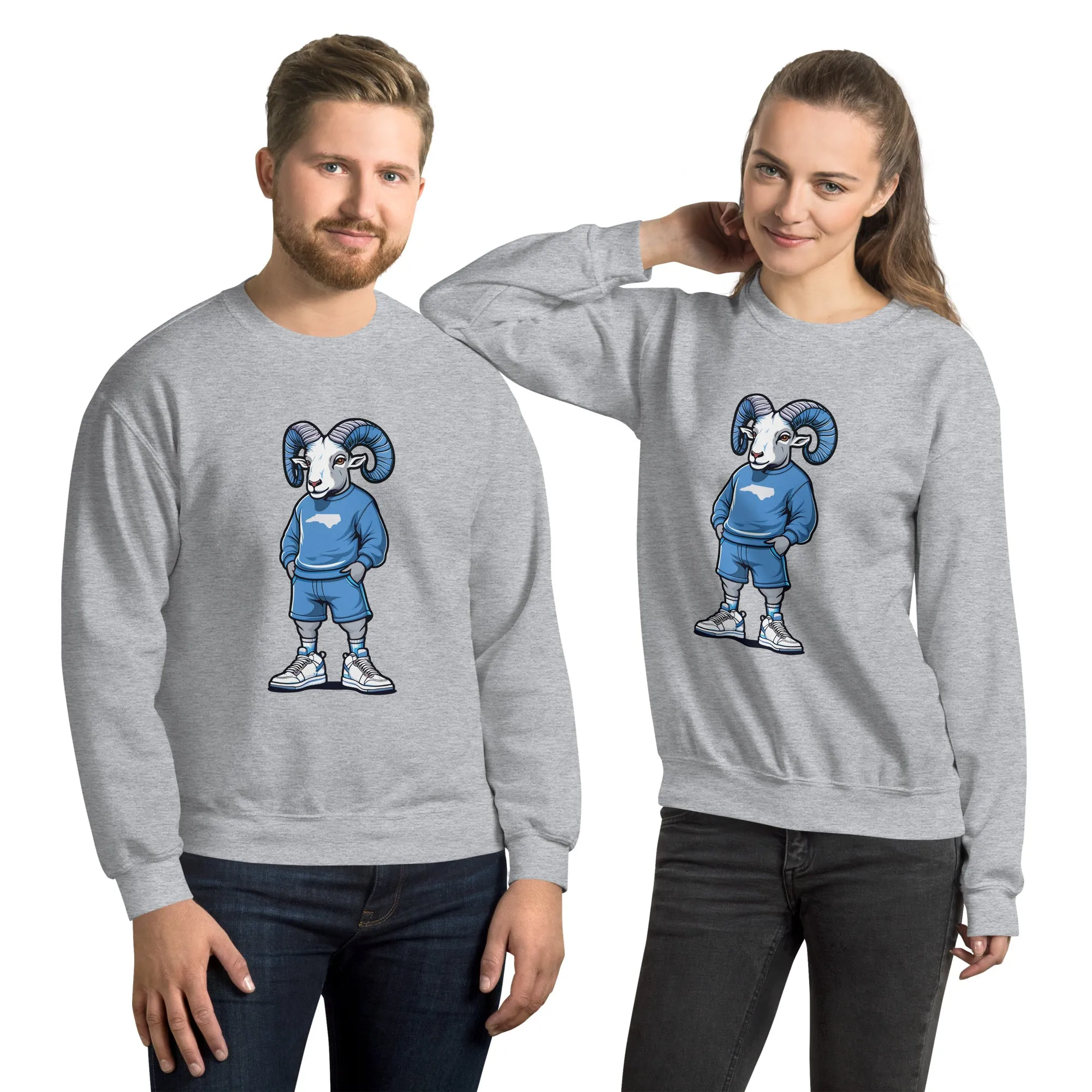 Cool Ram Vintage College Unisex Sweatshirt