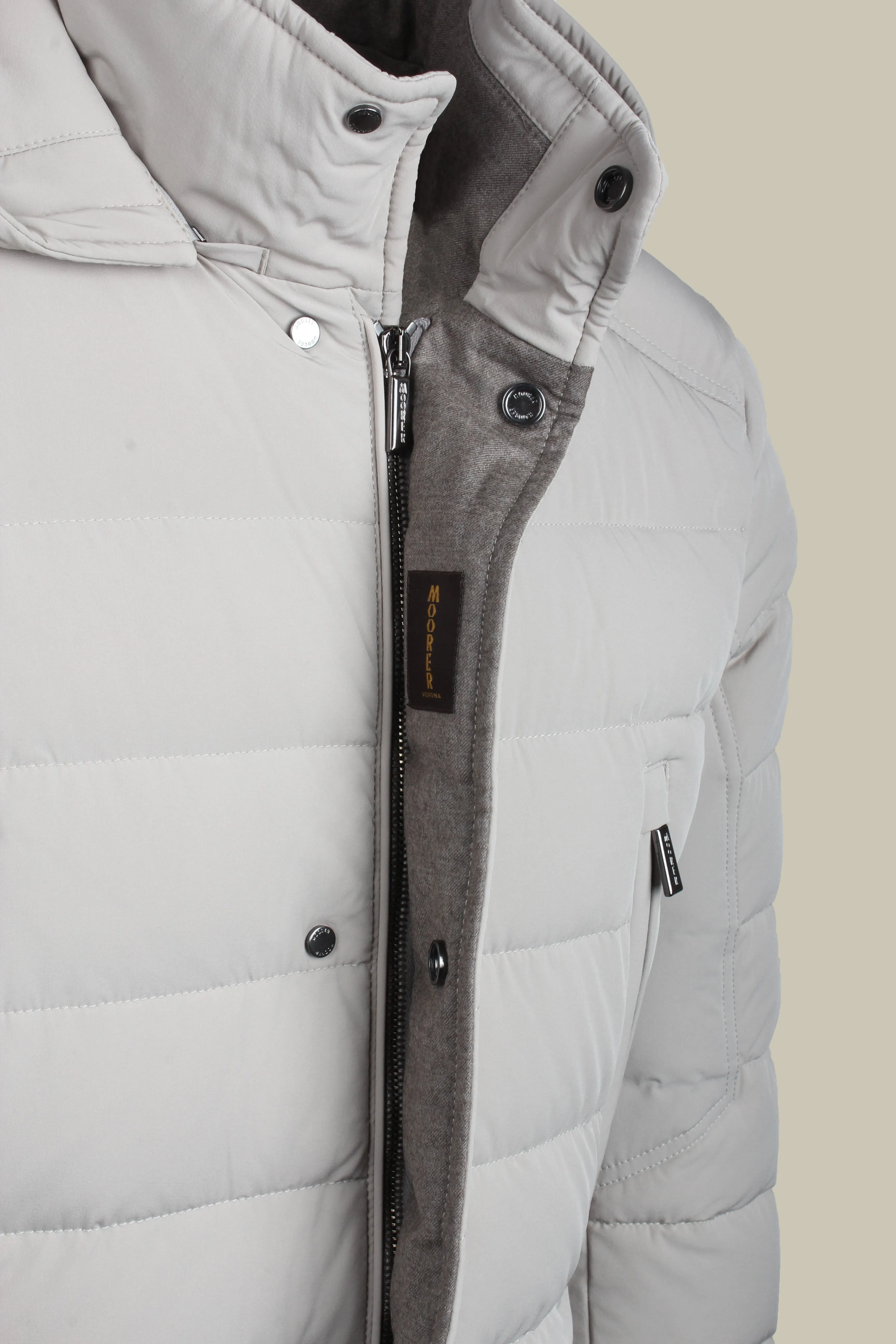 CRAIG Beige Quilted High Performance Down Coat