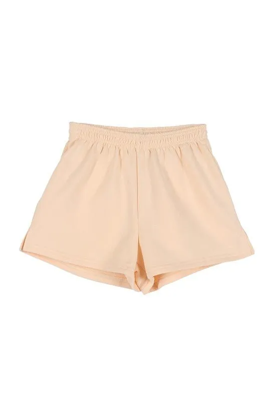 Cream Sweat Shorts