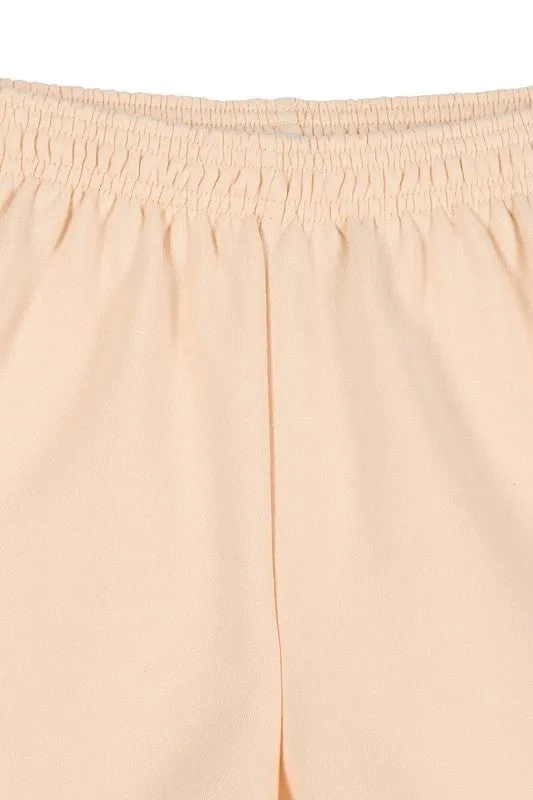 Cream Sweat Shorts