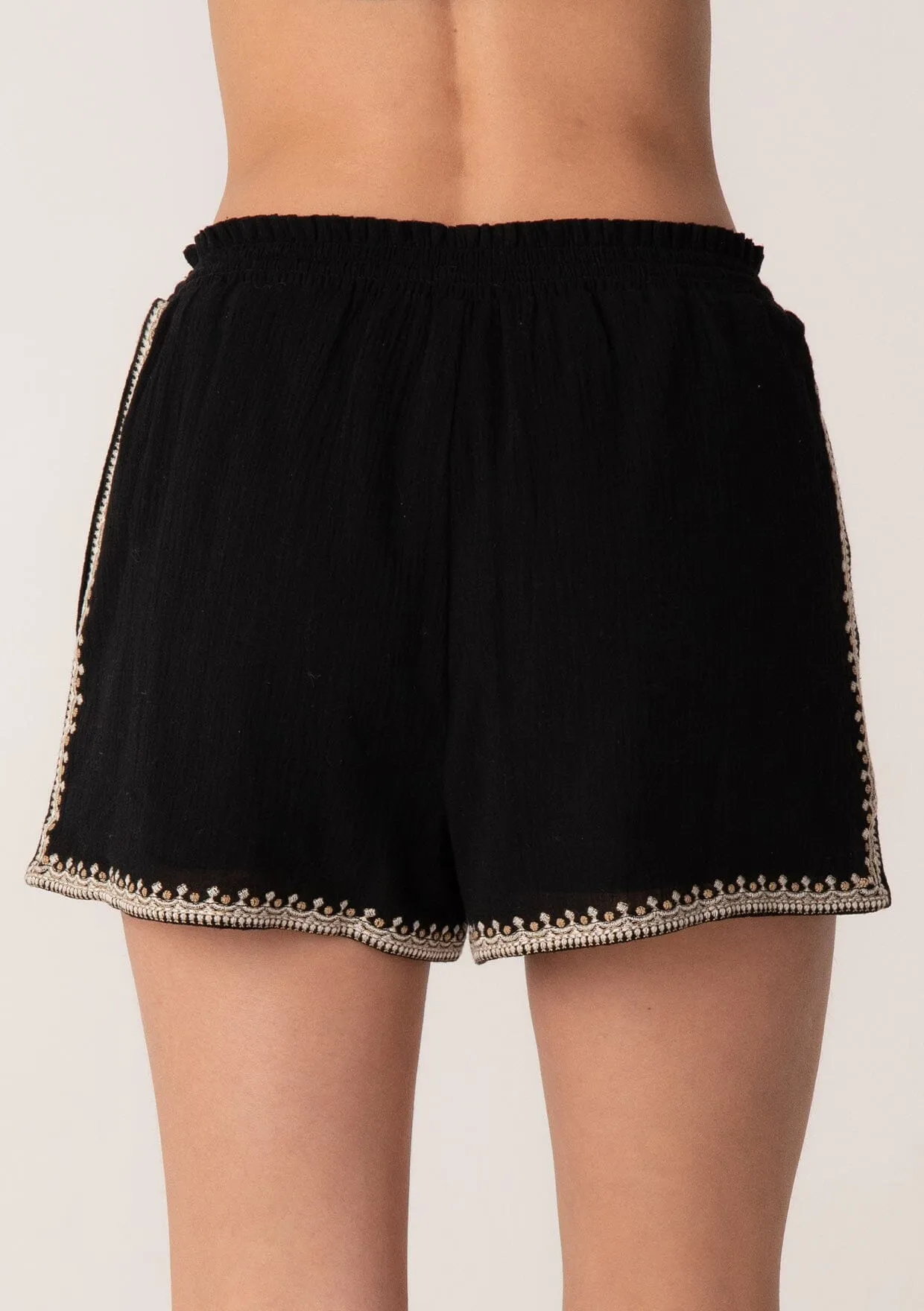 Dixie Cotton Embroidered Short