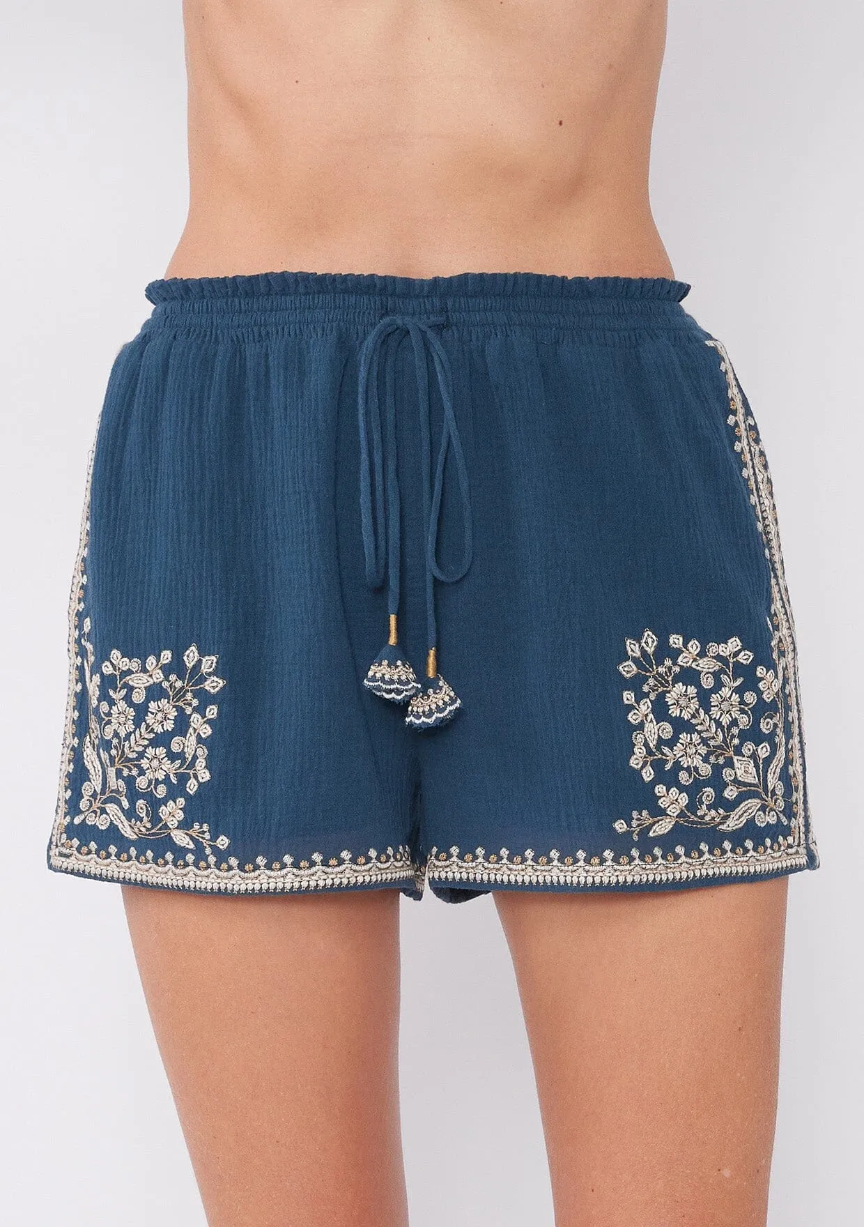 Dixie Cotton Embroidered Short