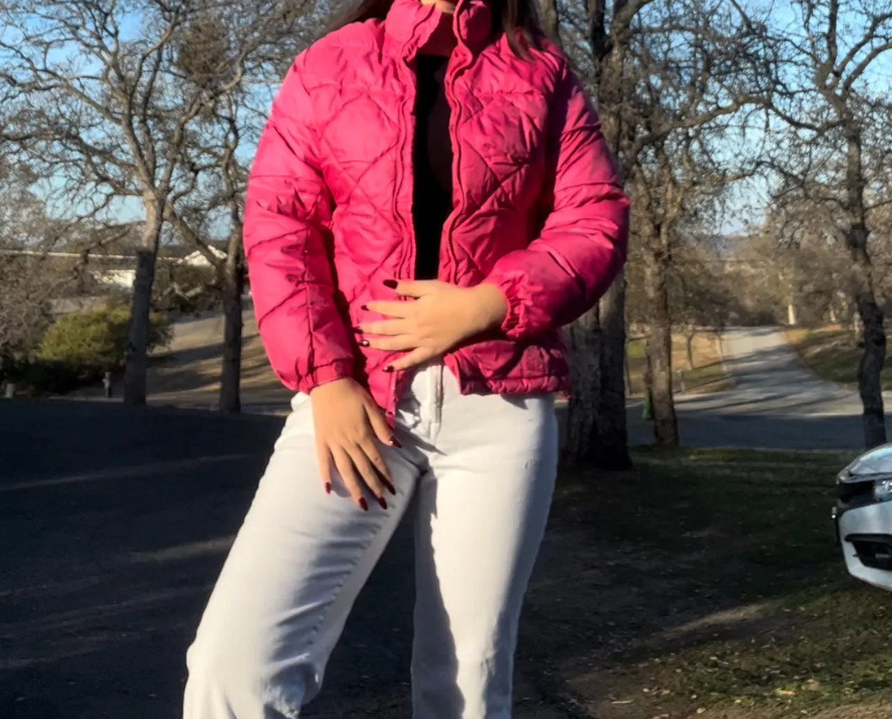 Early 2000s hot pink jacket size medium