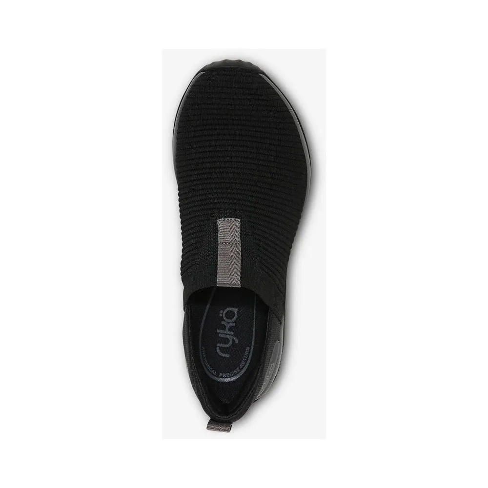 Echo Knit Slip On Sneaker - Black