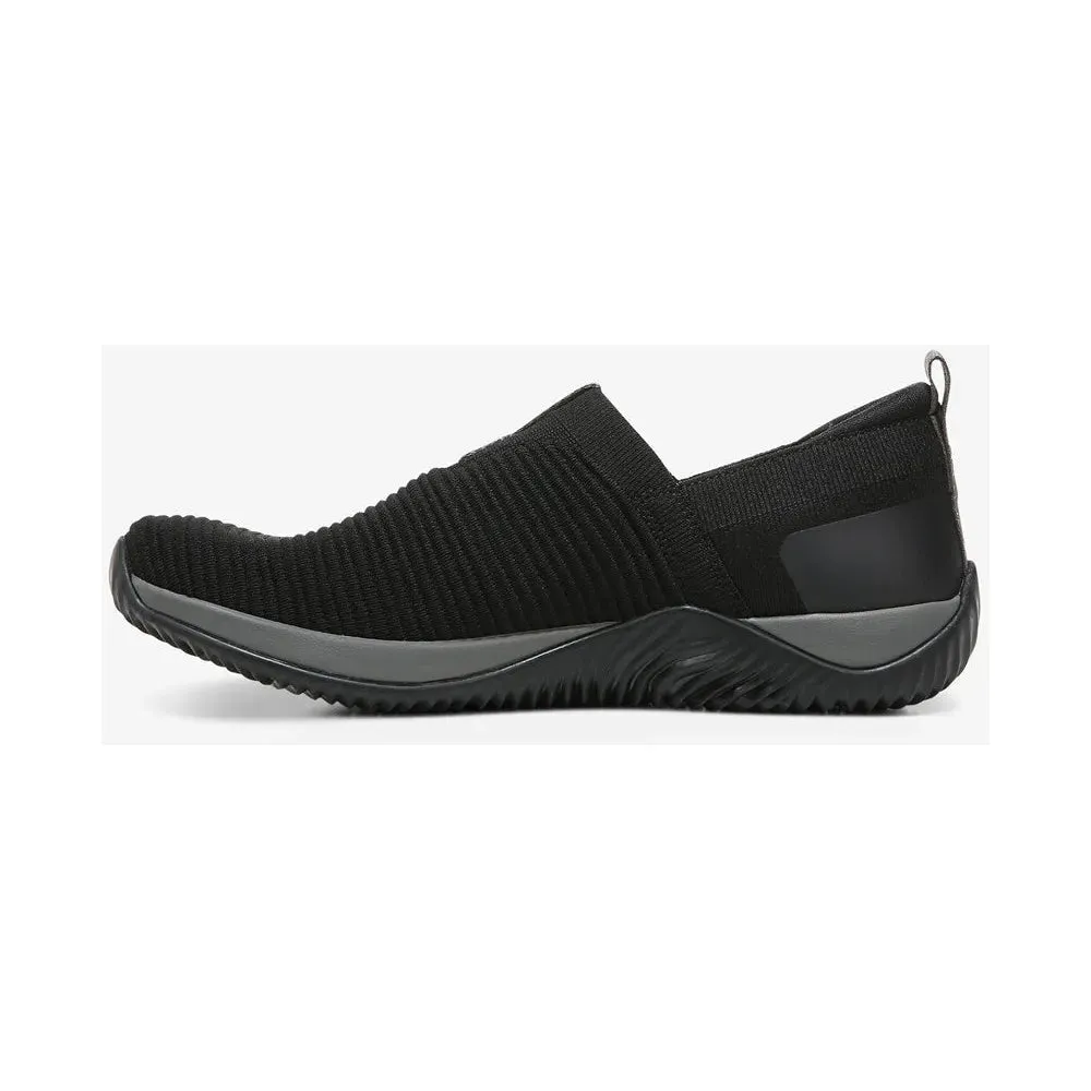 Echo Knit Slip On Sneaker - Black